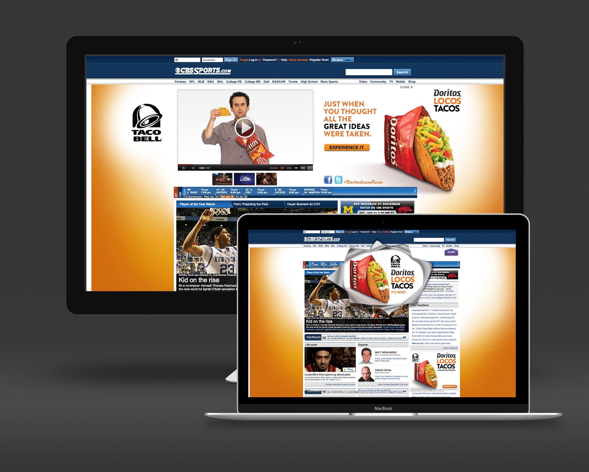 Doritos Locos Tacos Web Takeover