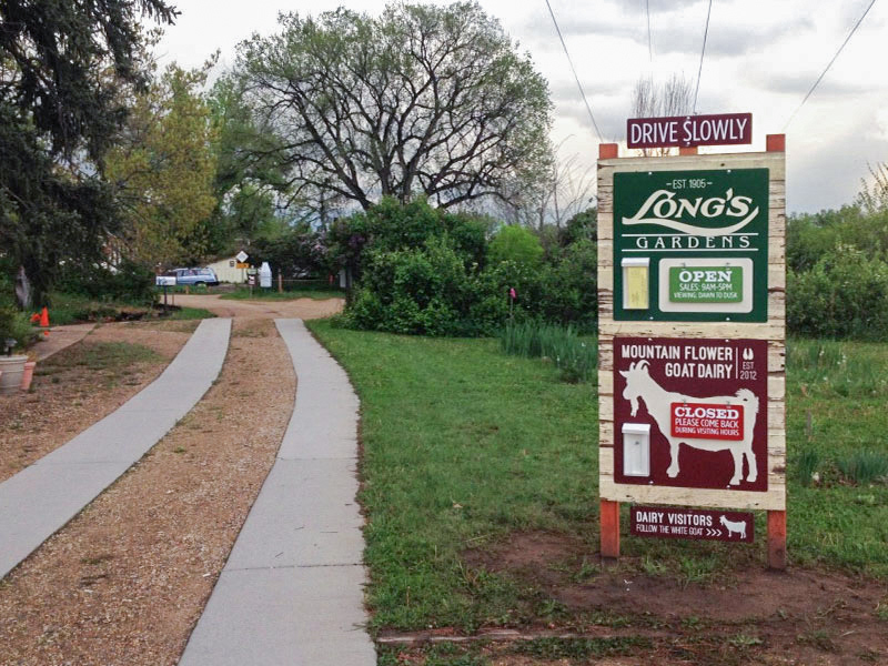 Completed installation for west side entry point.