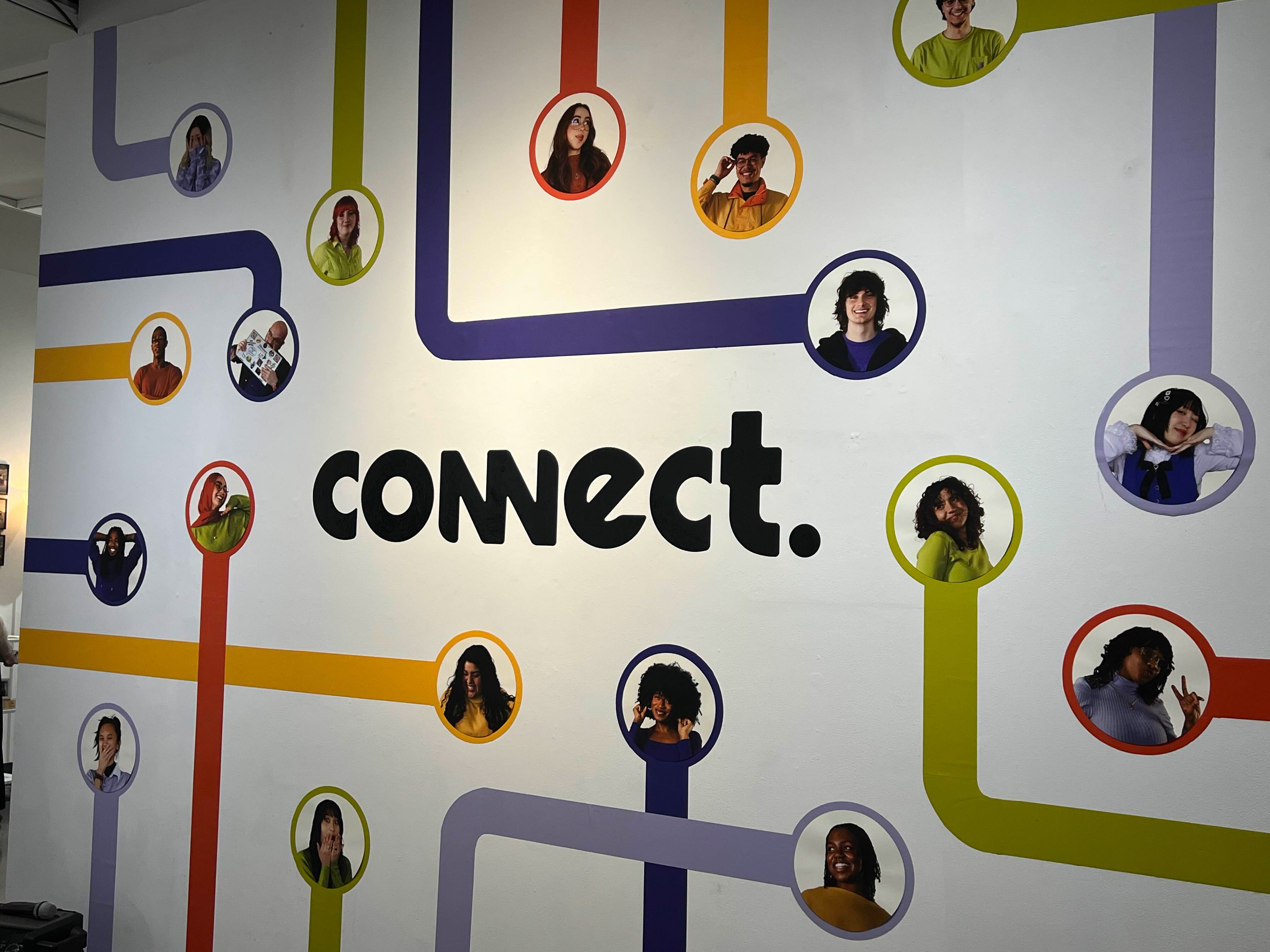 Wall design courtesy of our amazing physical experience team :]