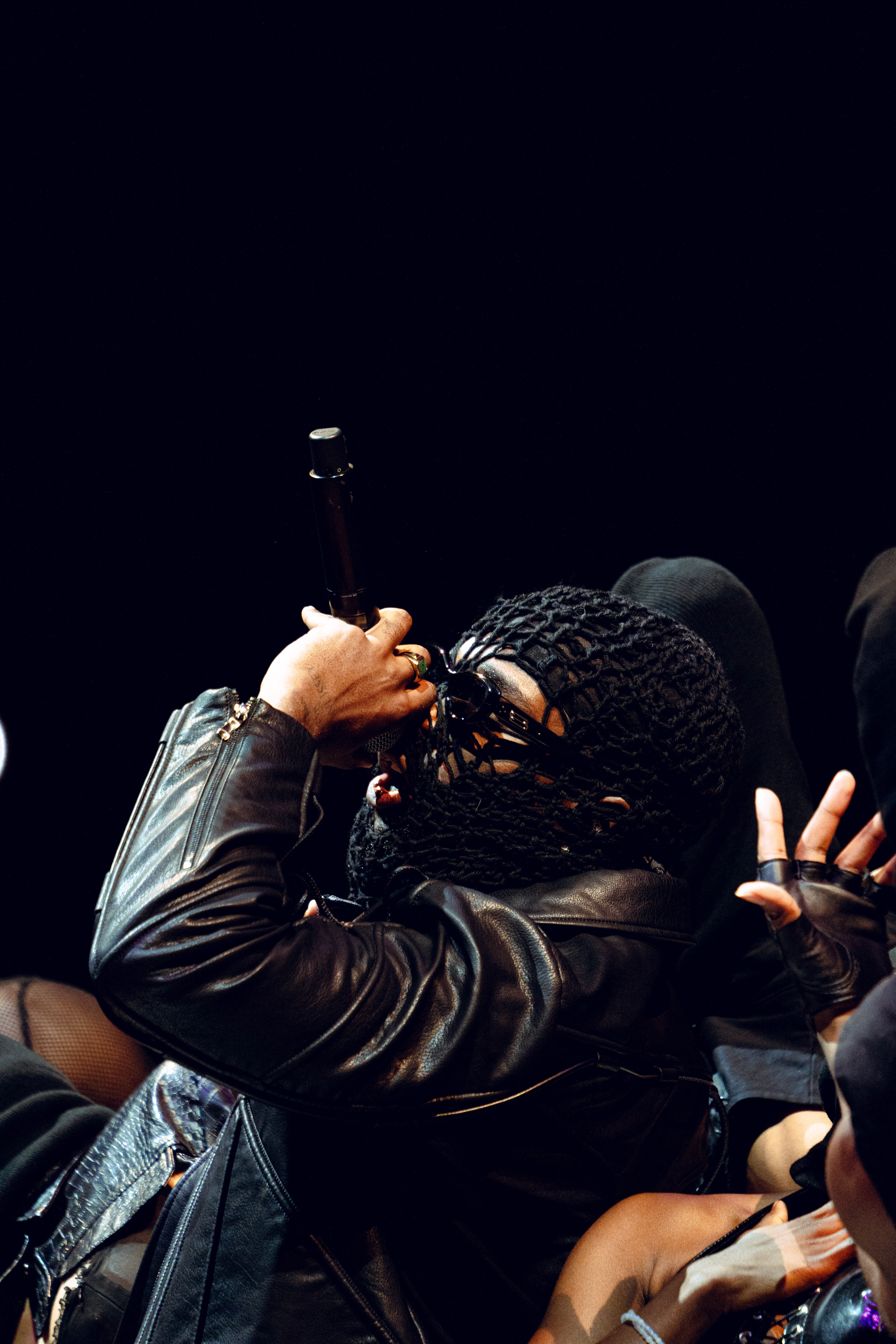 Tayc and his dance crew at Paris La Defense Arena
