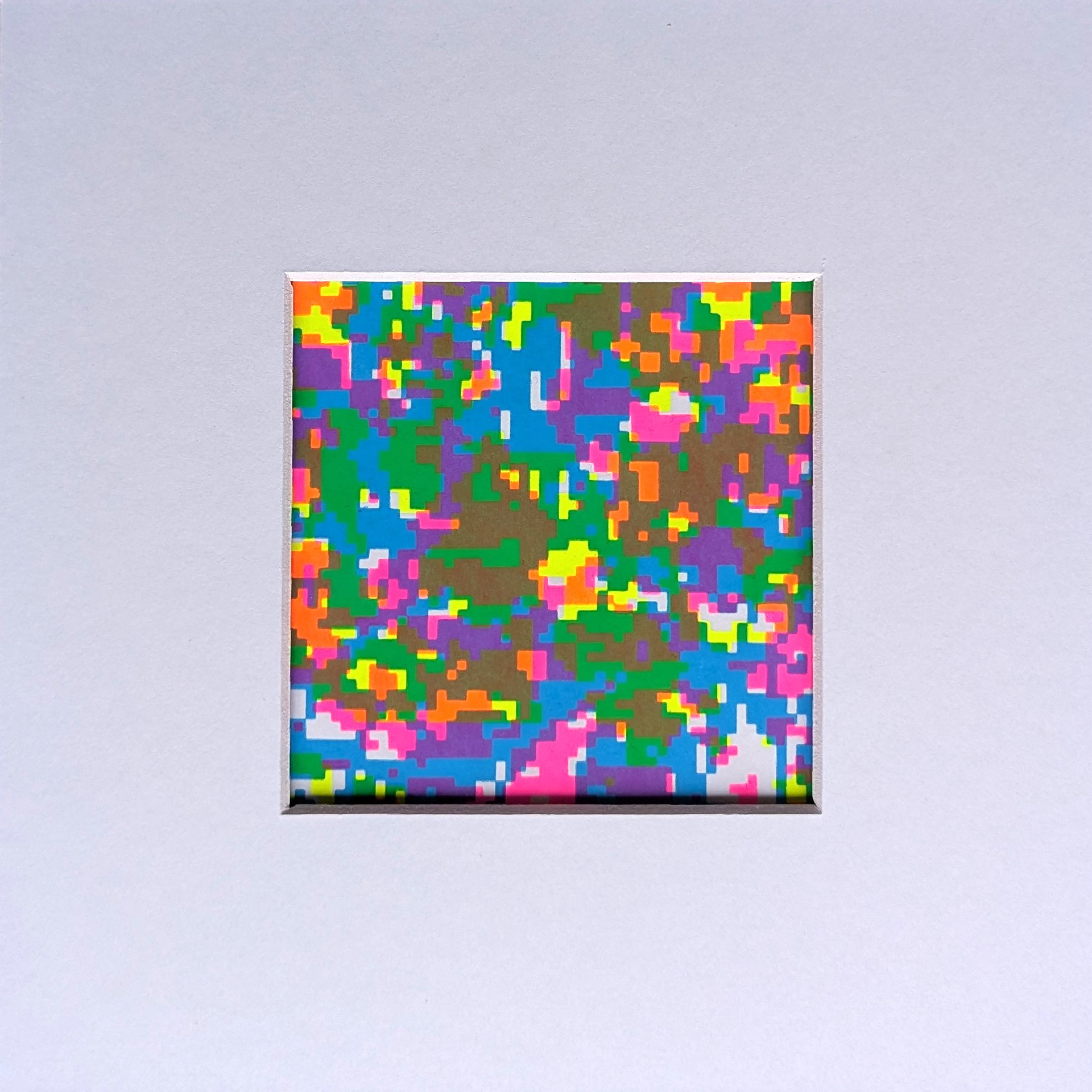 Little Squares, 10cm x 10cm with 20cm x 20cm mount 1/1, £30