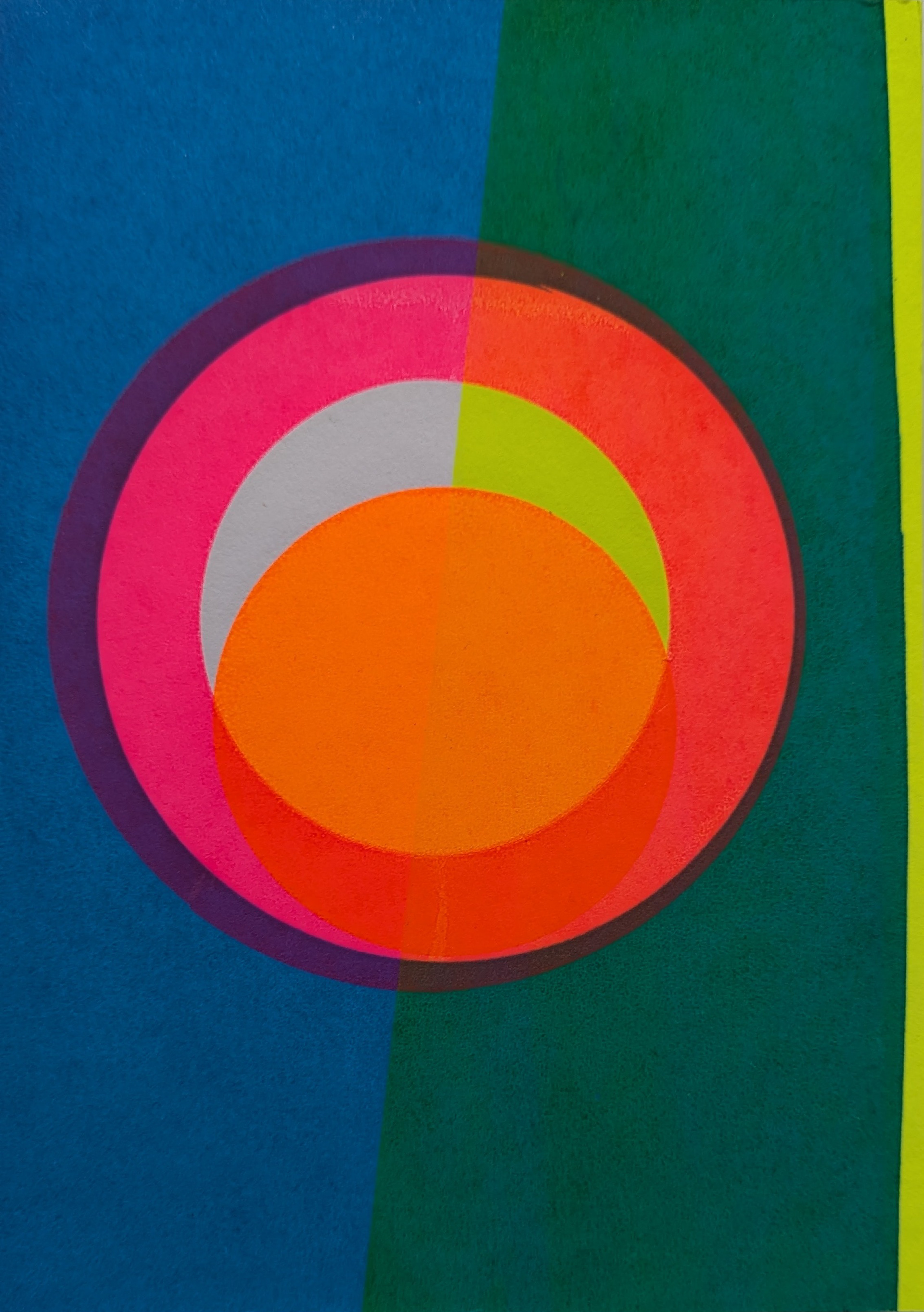 Sun3, A5 mounted on panel, 1/1m  £75