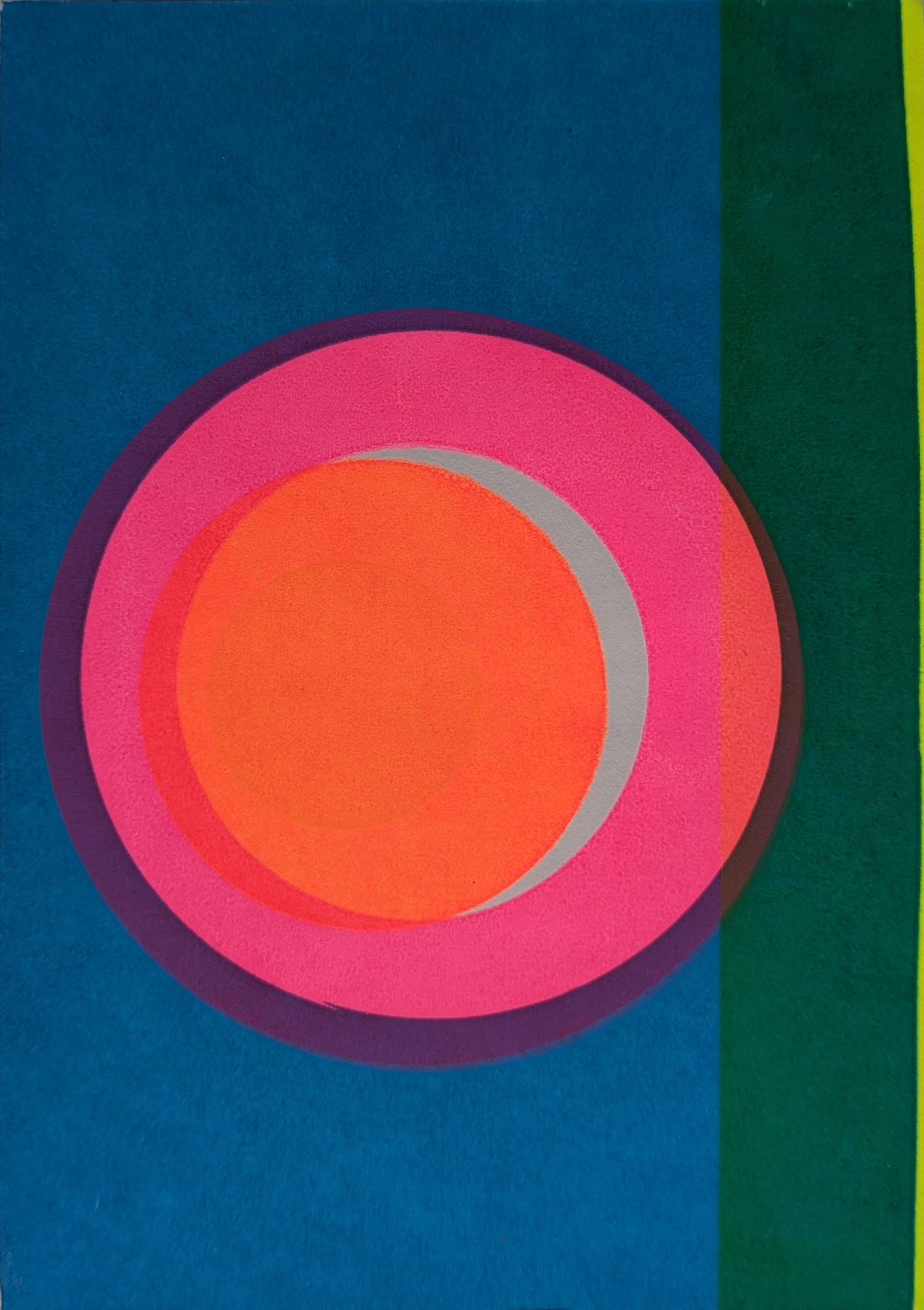 Sun2, A5 mounted on panel, 1/1,  £75