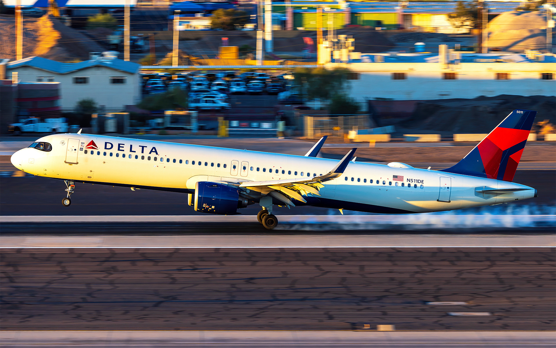 Delta Airbus A321neo in Phoenix, AZ