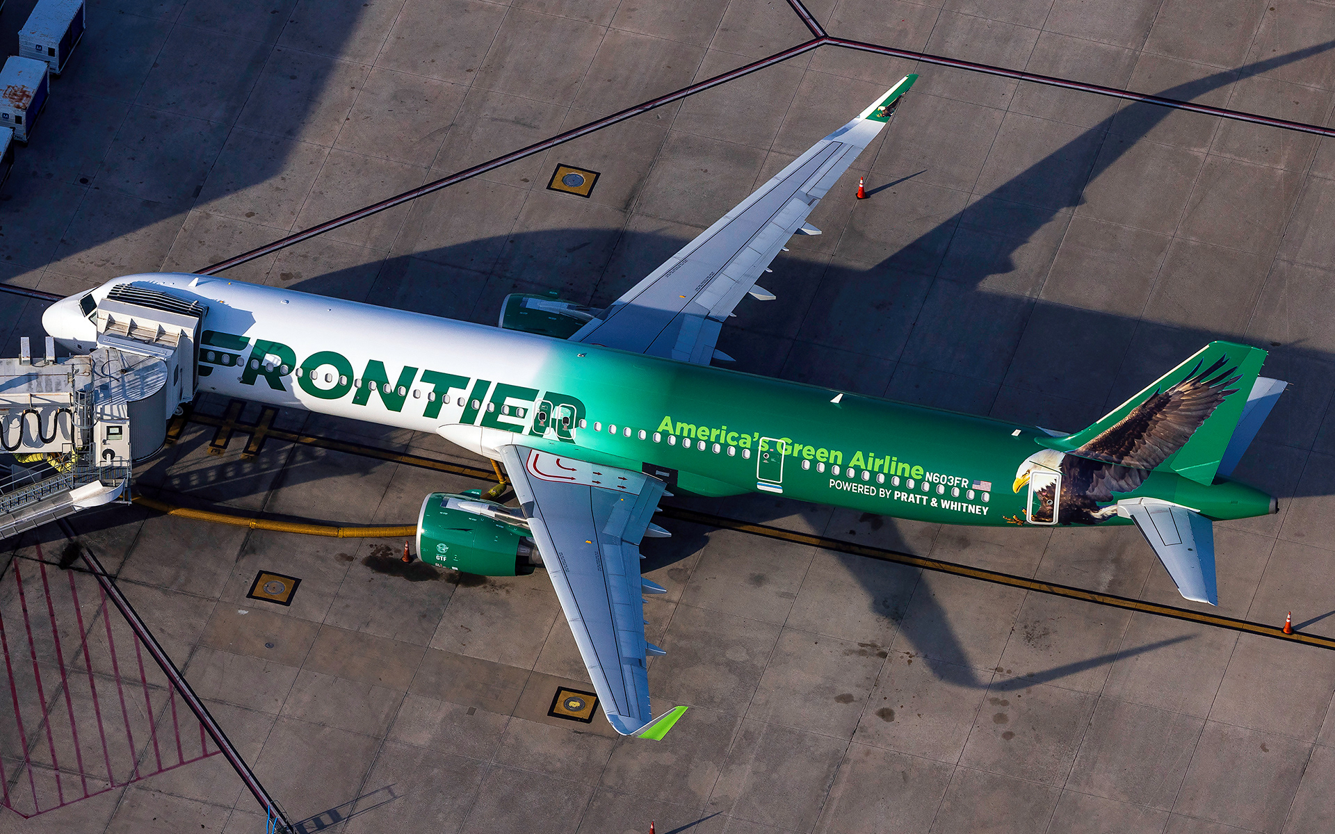 Frontier Airbus A321neo in Orlando, FL