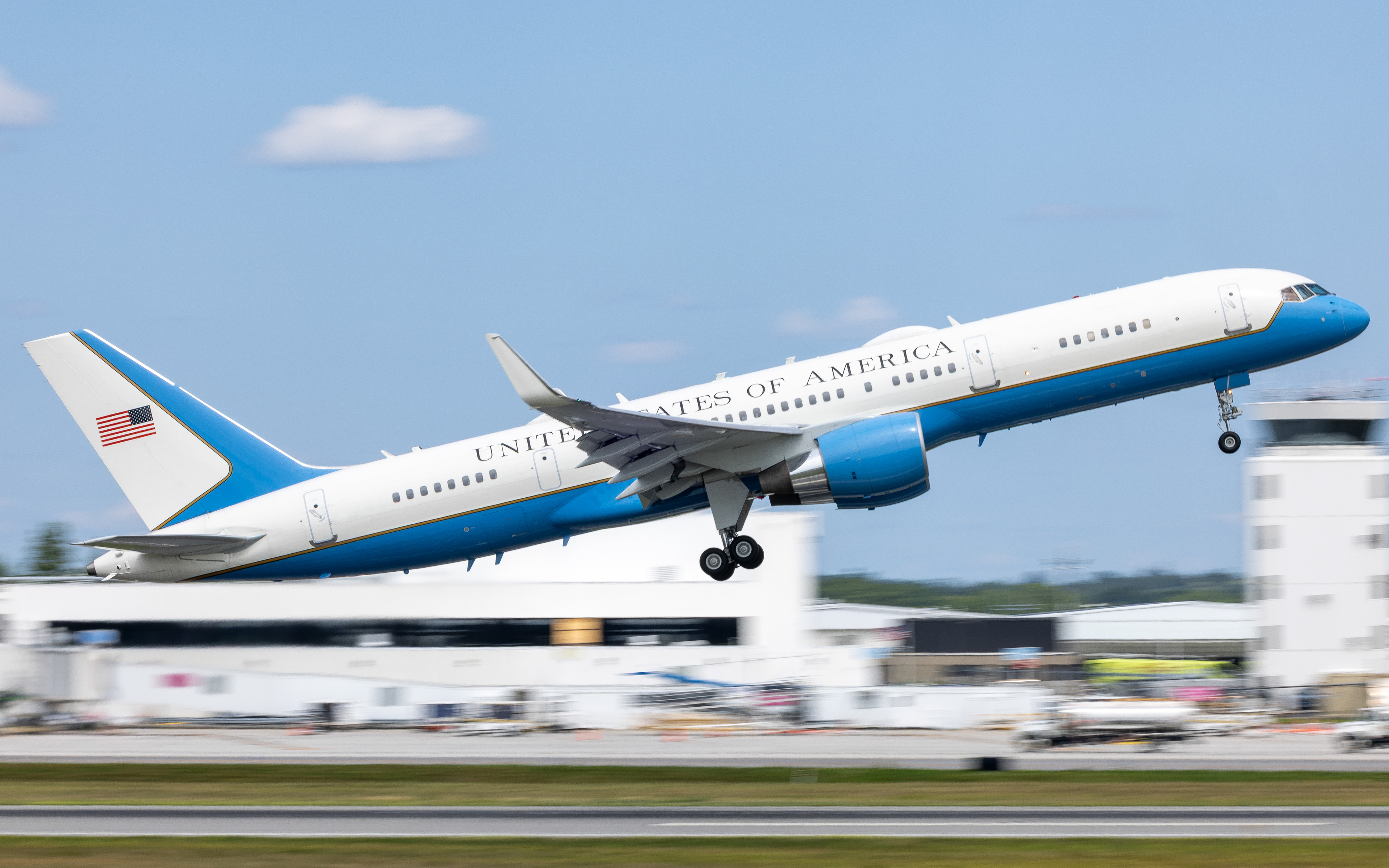 U.S. Air Force Boeing C-32A in Portland, ME