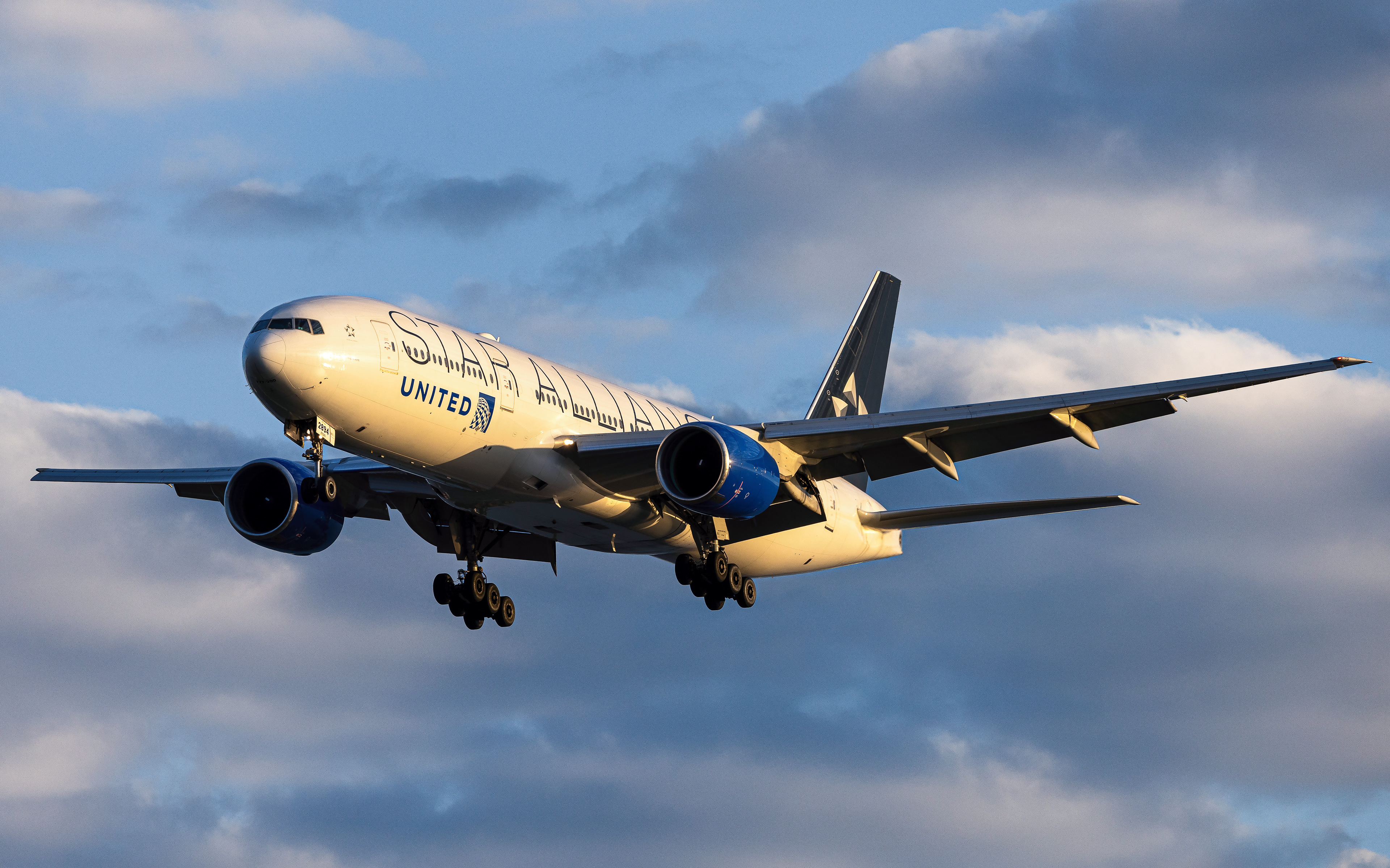 United Boeing 777-200 in Tampa, FL - Star Alliance Livery
