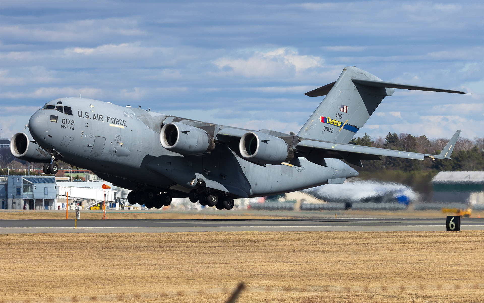 U.S. Air Force Boeing C-17 Globemaster in Bangor, ME
