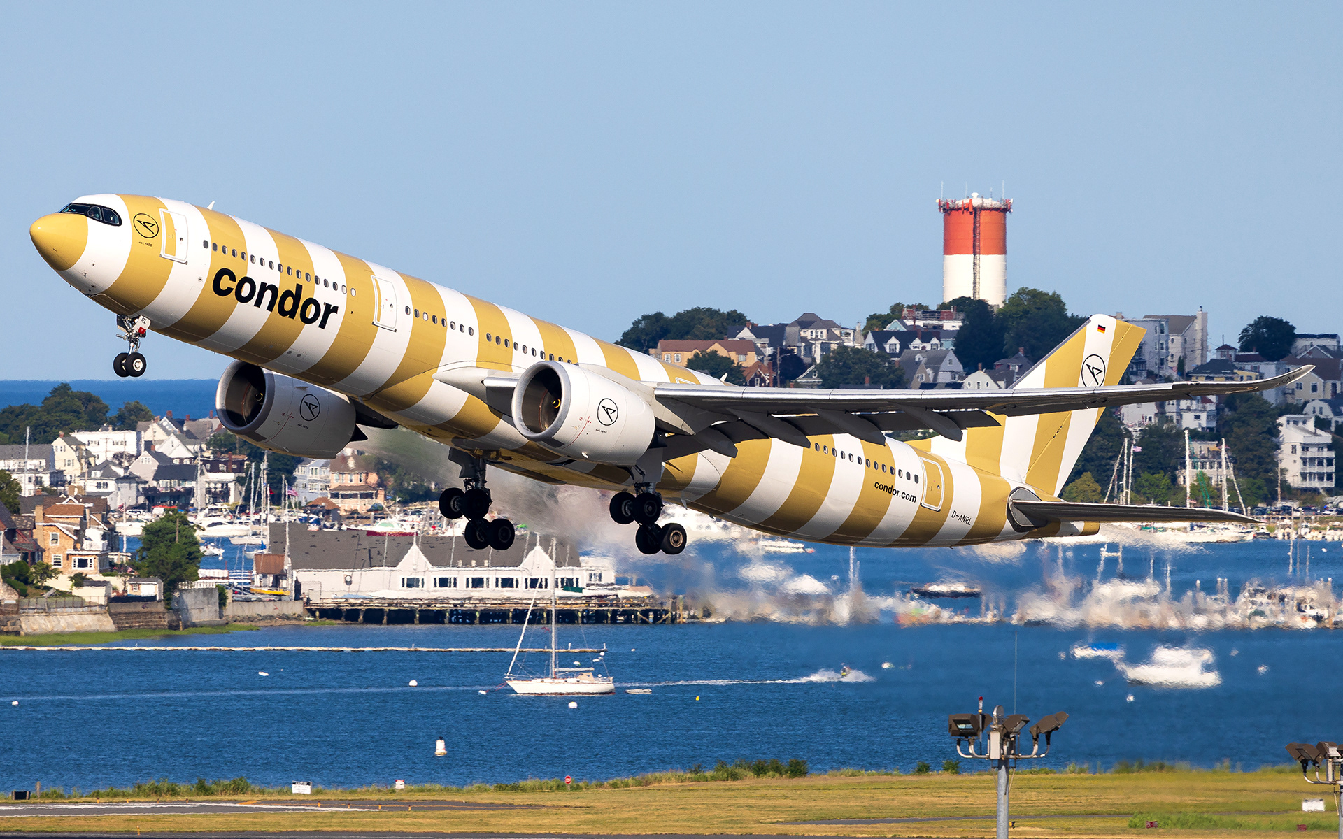 Condor Airbus A330-900neo in Boston, MA