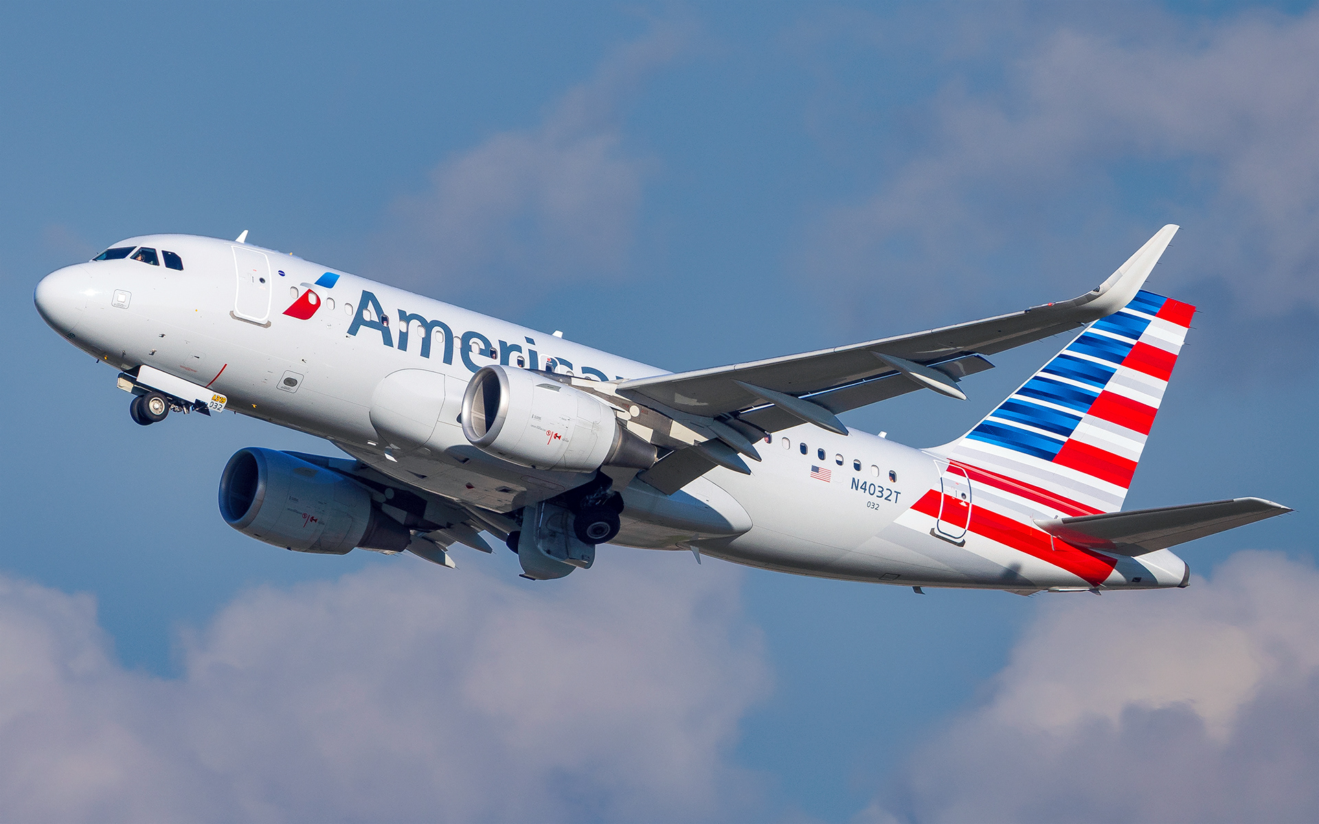 American Airbus A319 in Charlotte, NC