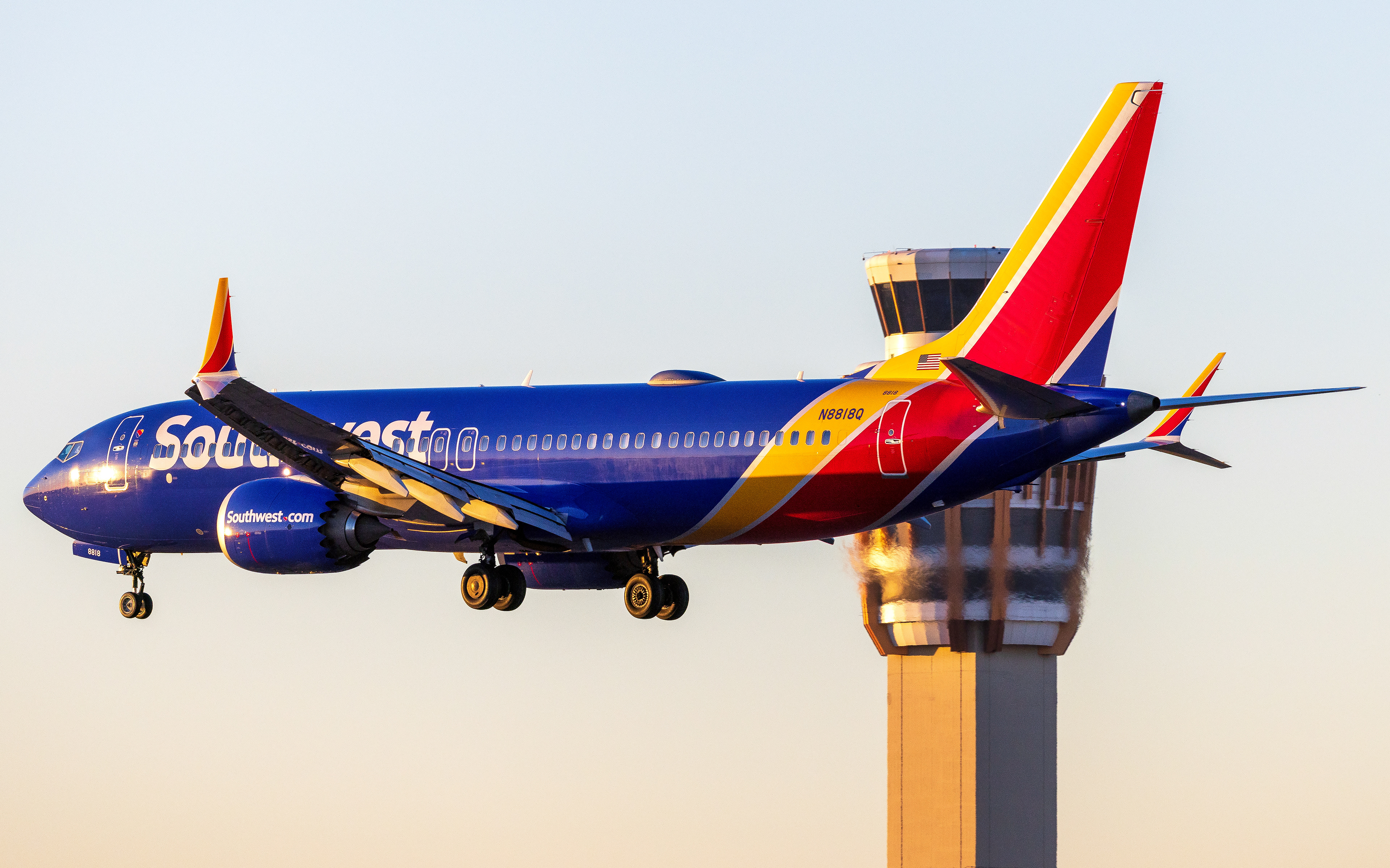 Southwest Boeing 737 MAX 8 in Phoenix, AZ