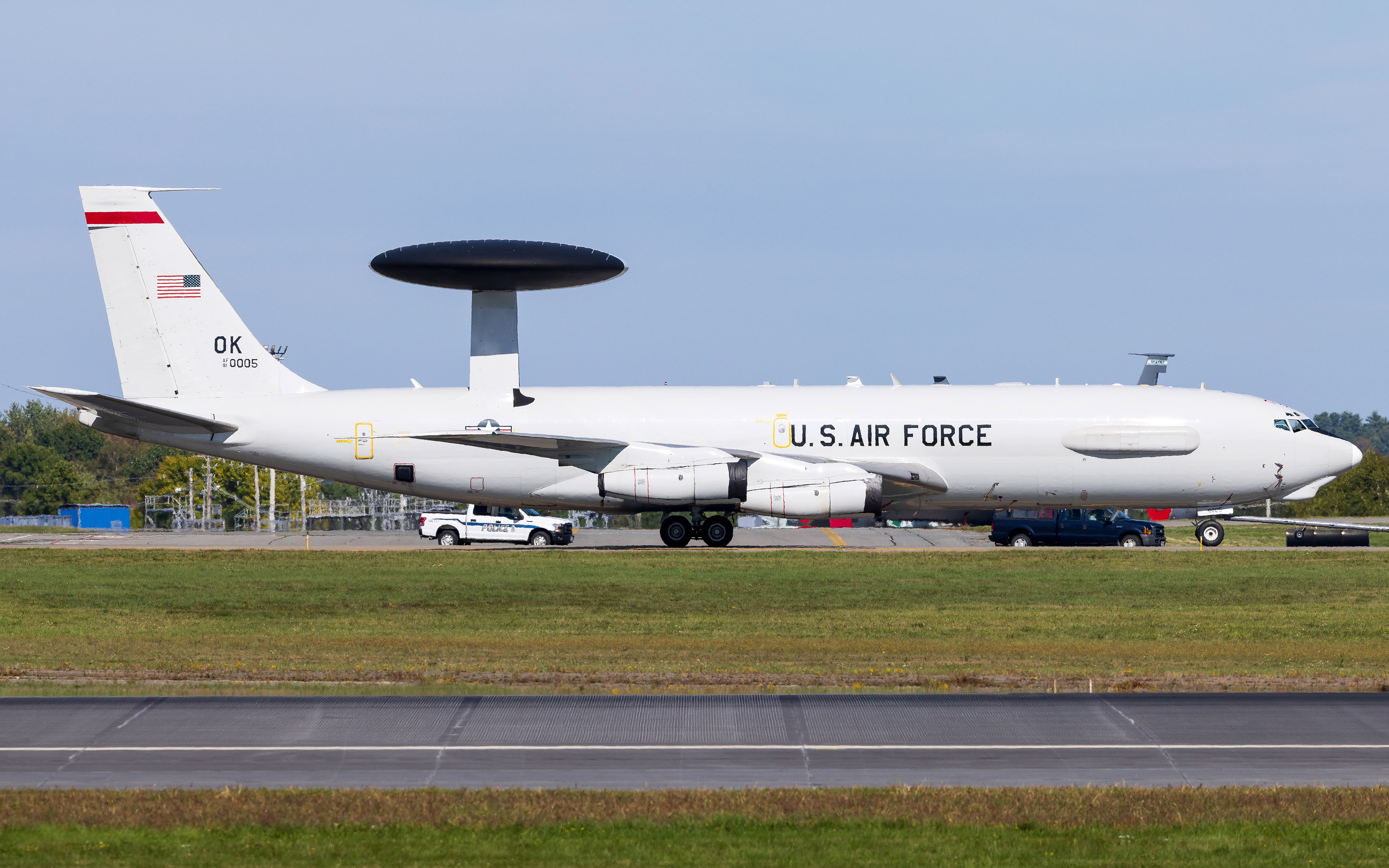 U.S. Air Force E-3 Sentry in Bangor, ME