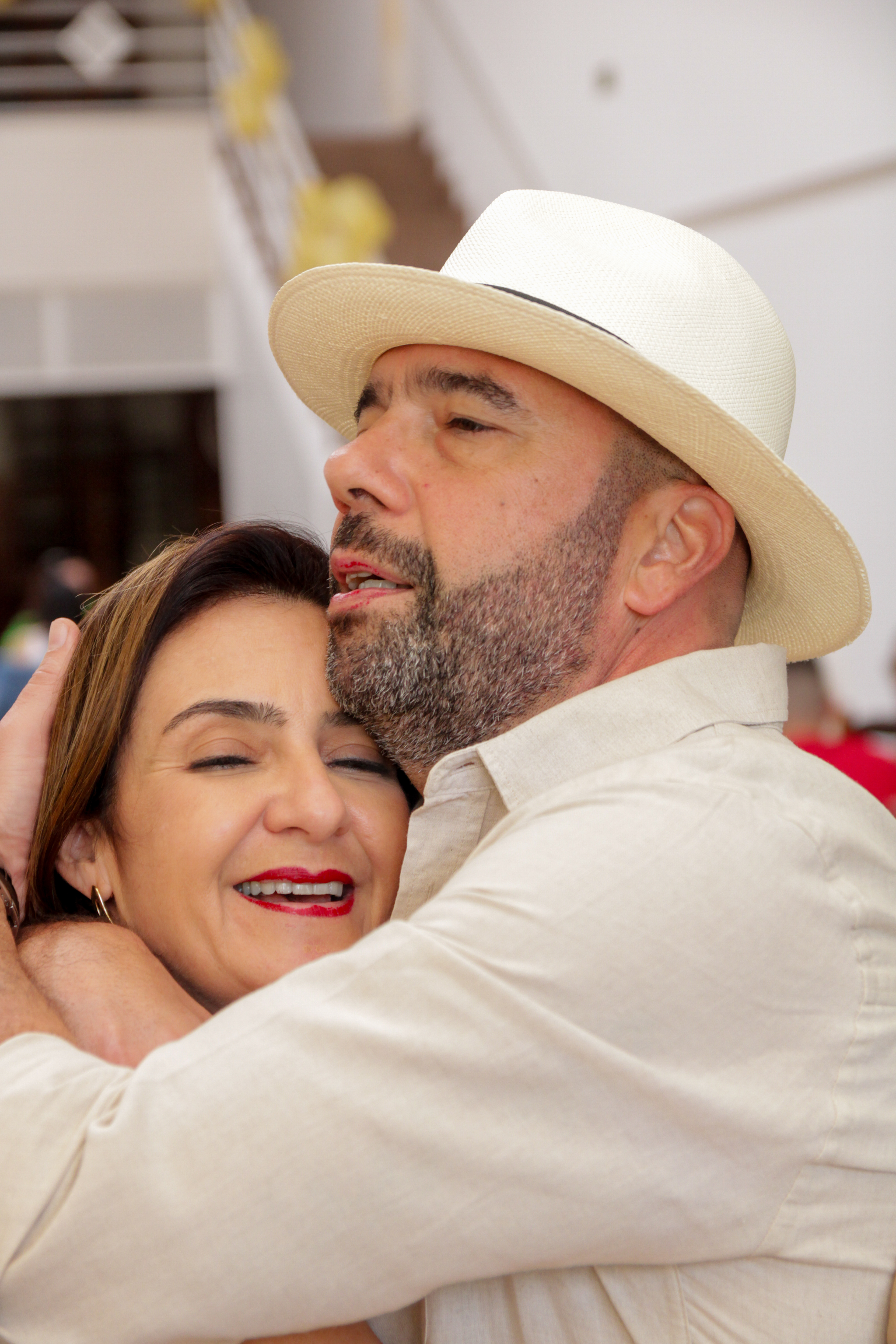 Família celebrando aniversário em São Paulo.