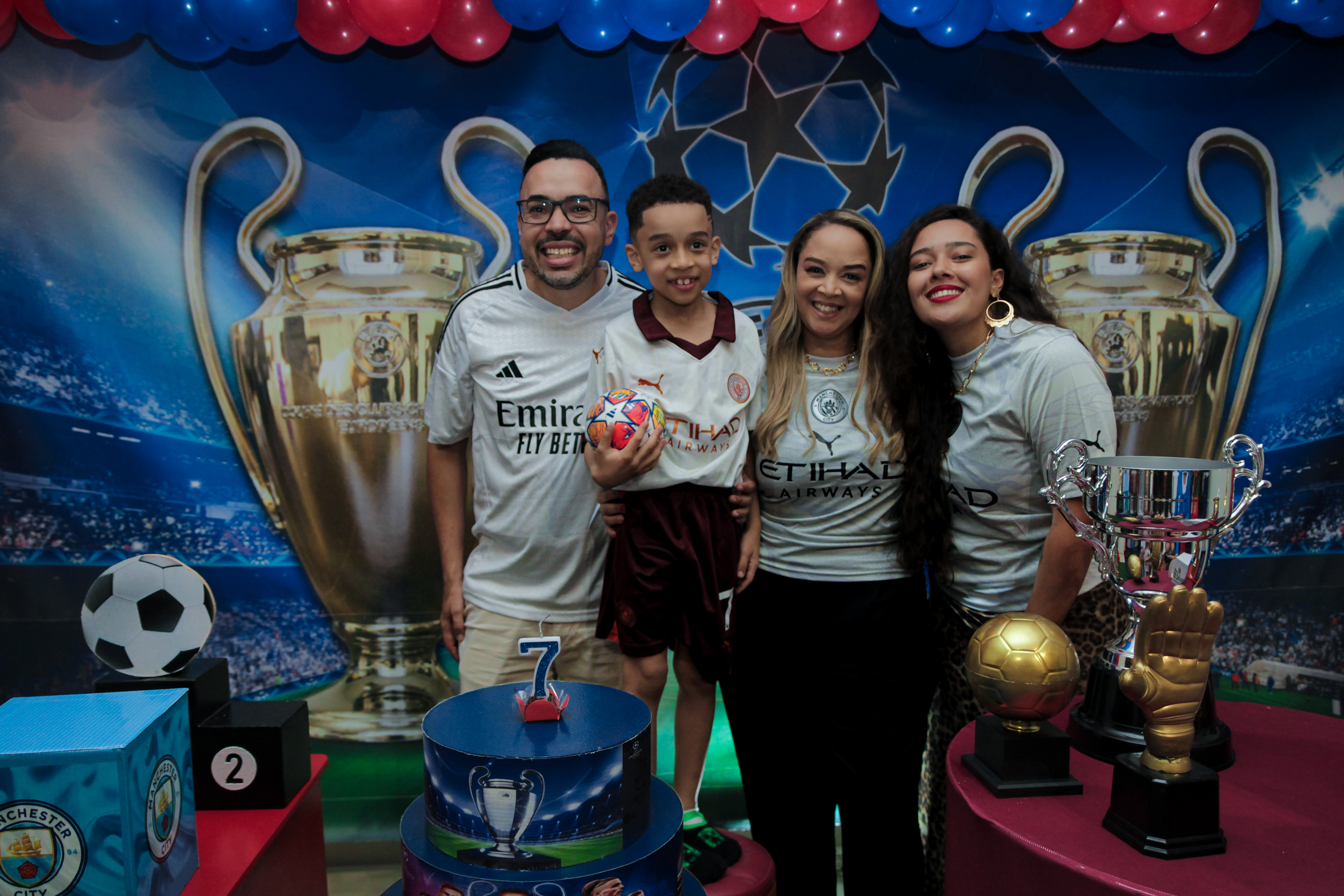 Família reunida na festa do Joaquim, São Paulo.