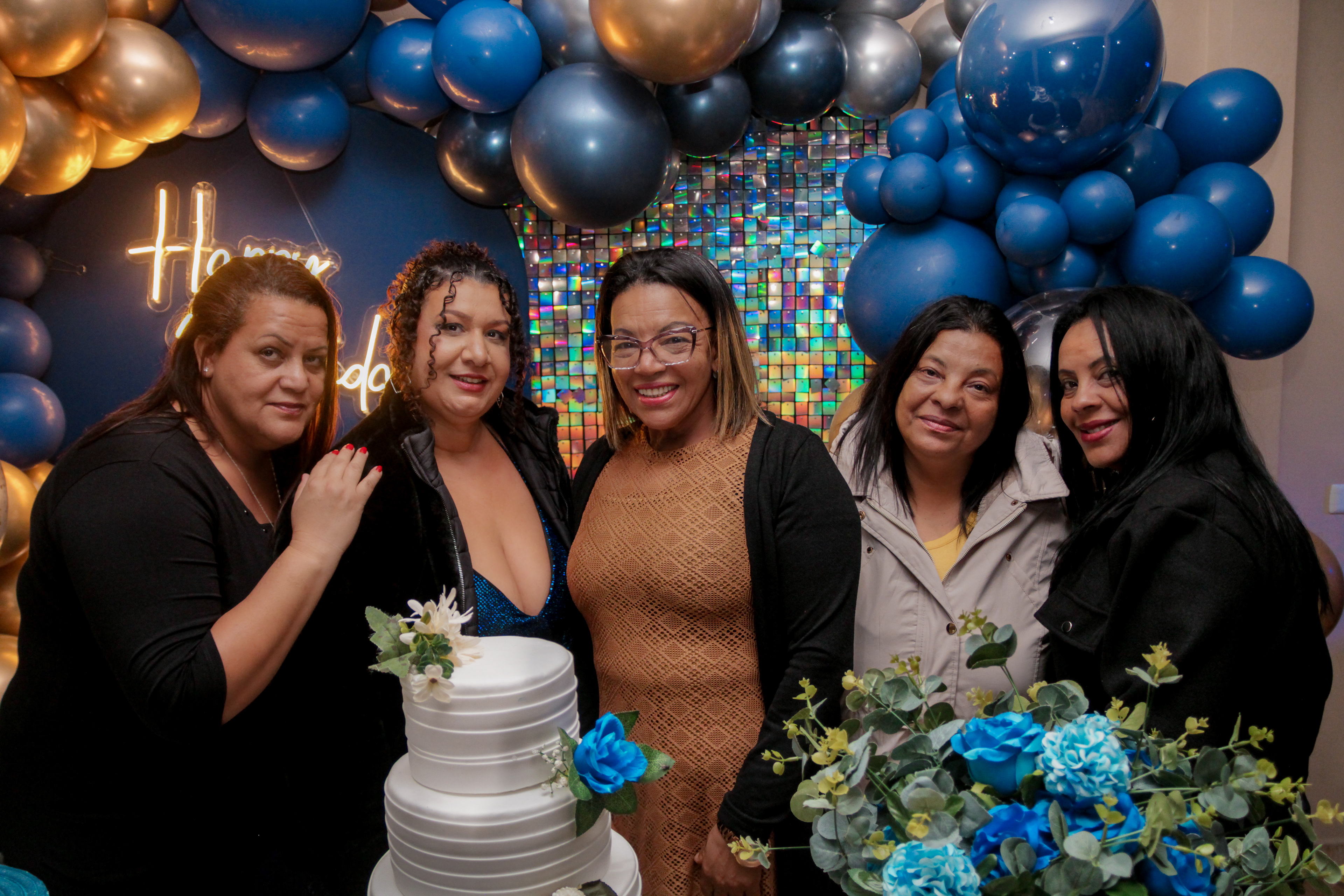 Festa intimista de 50 anos em São Paulo.