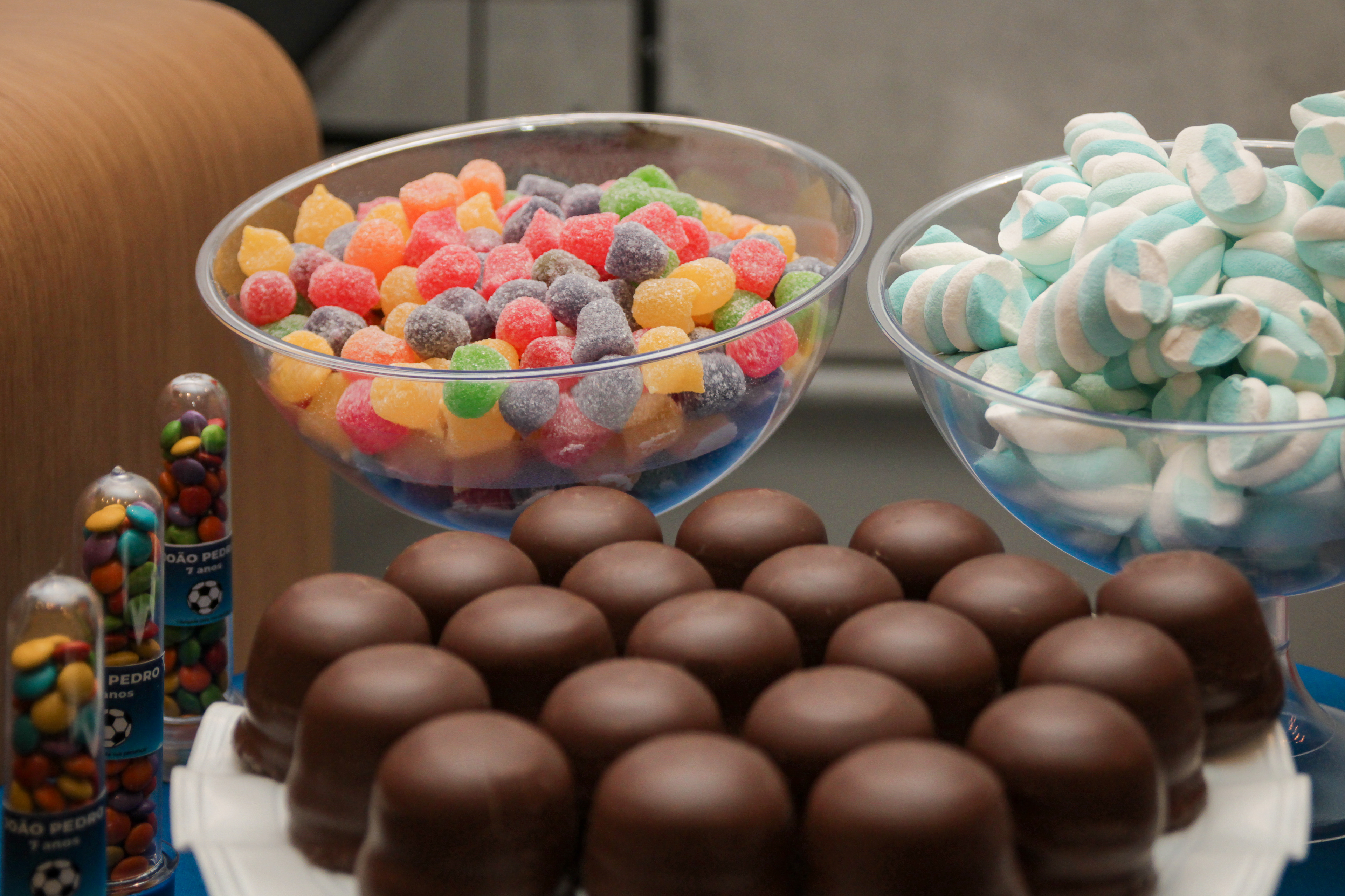 Detalhe da decoração, festa João Pedro.