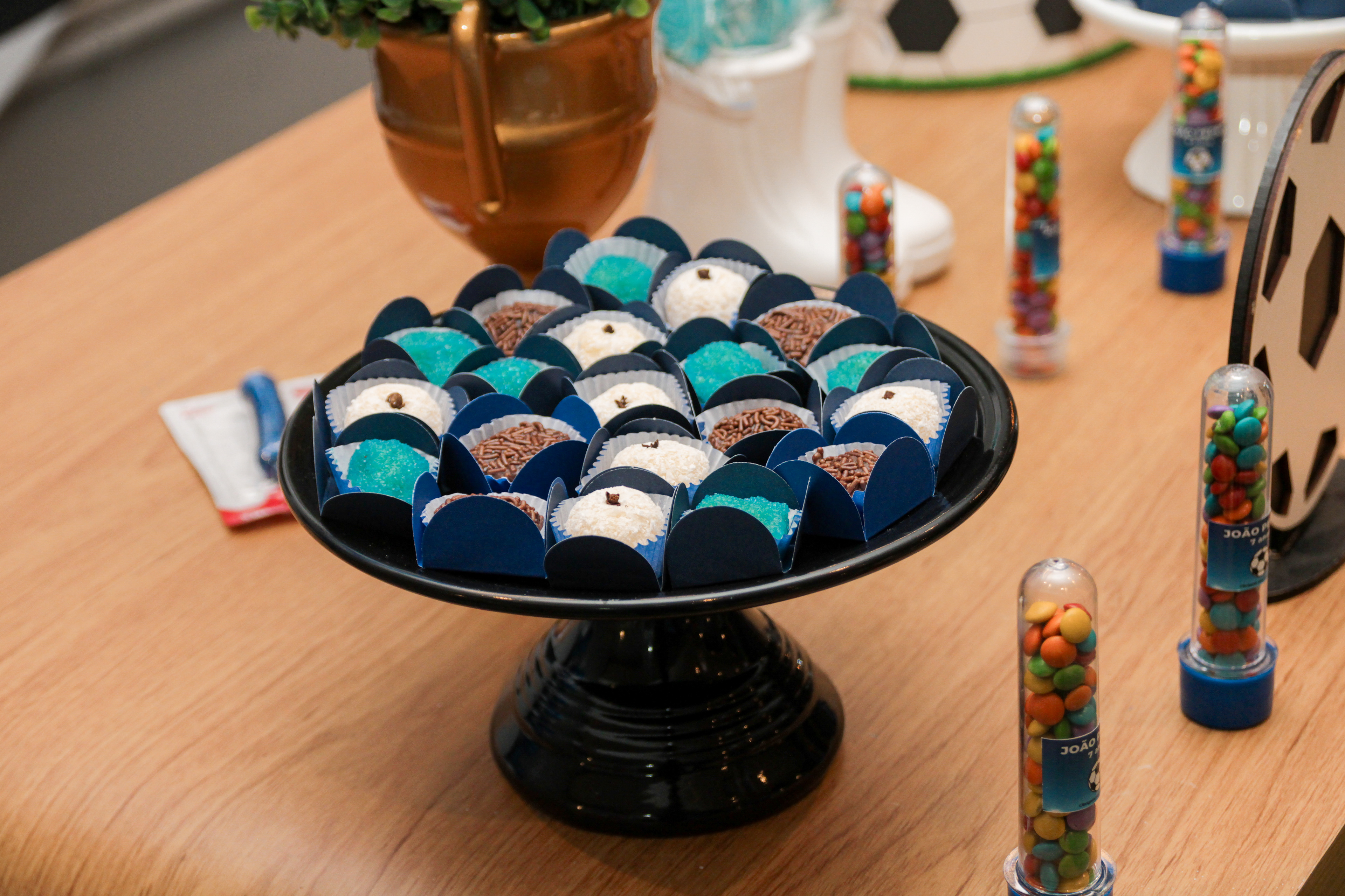 Detalhe da decoração, festa João Pedro.