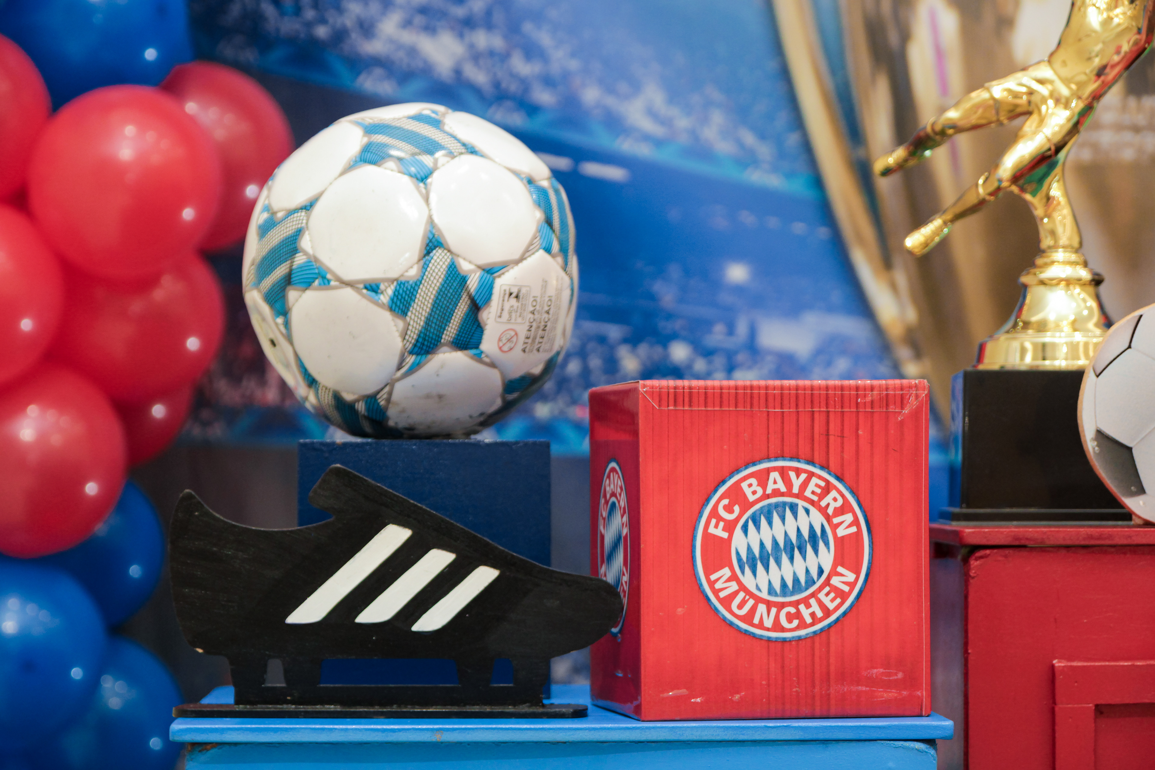 Festa infantil tema futebol, Joaquim, registrado em São Paulo.