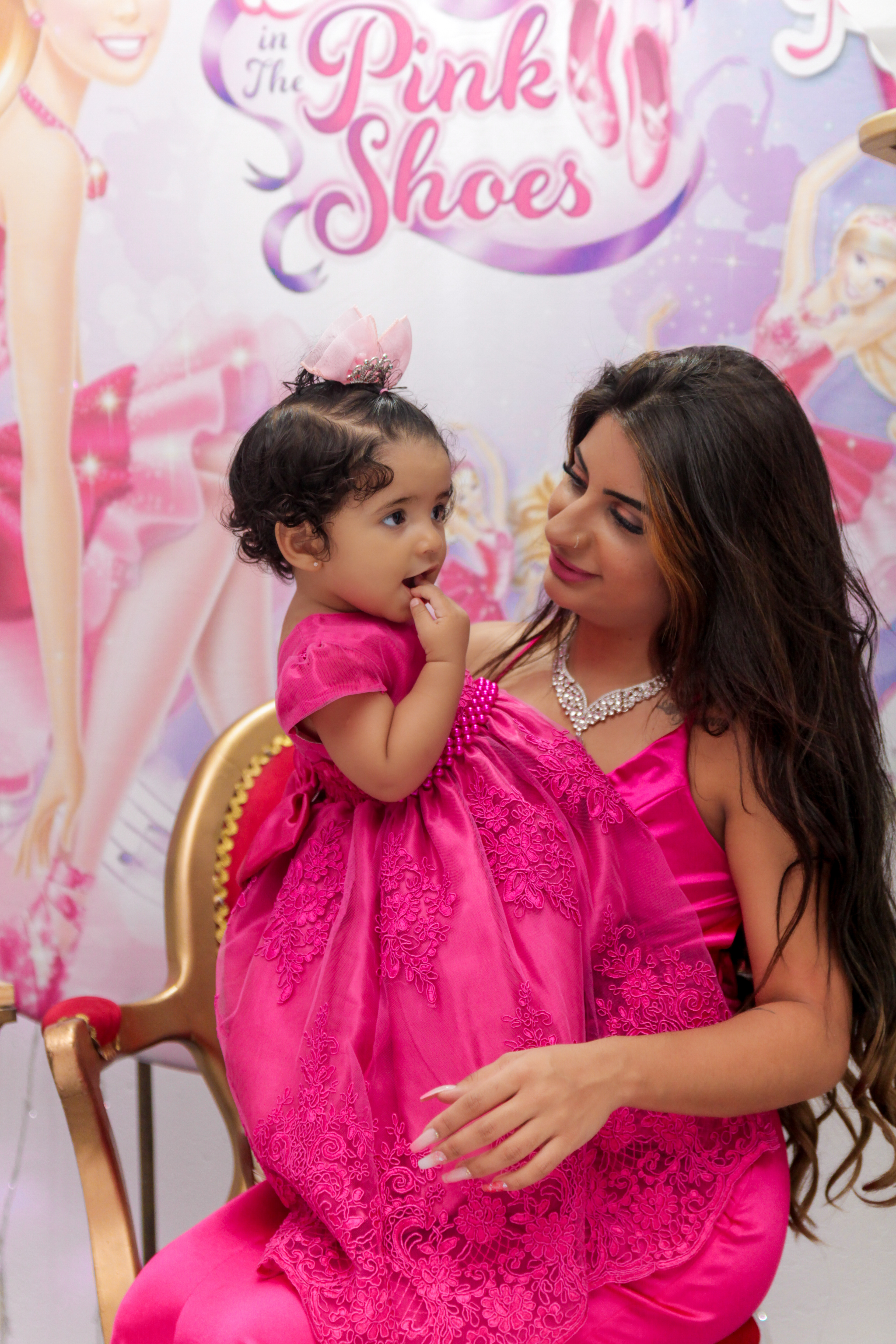 Aniversário infantil, Kauanny, tema Barbie, 1 ano, São Paulo.