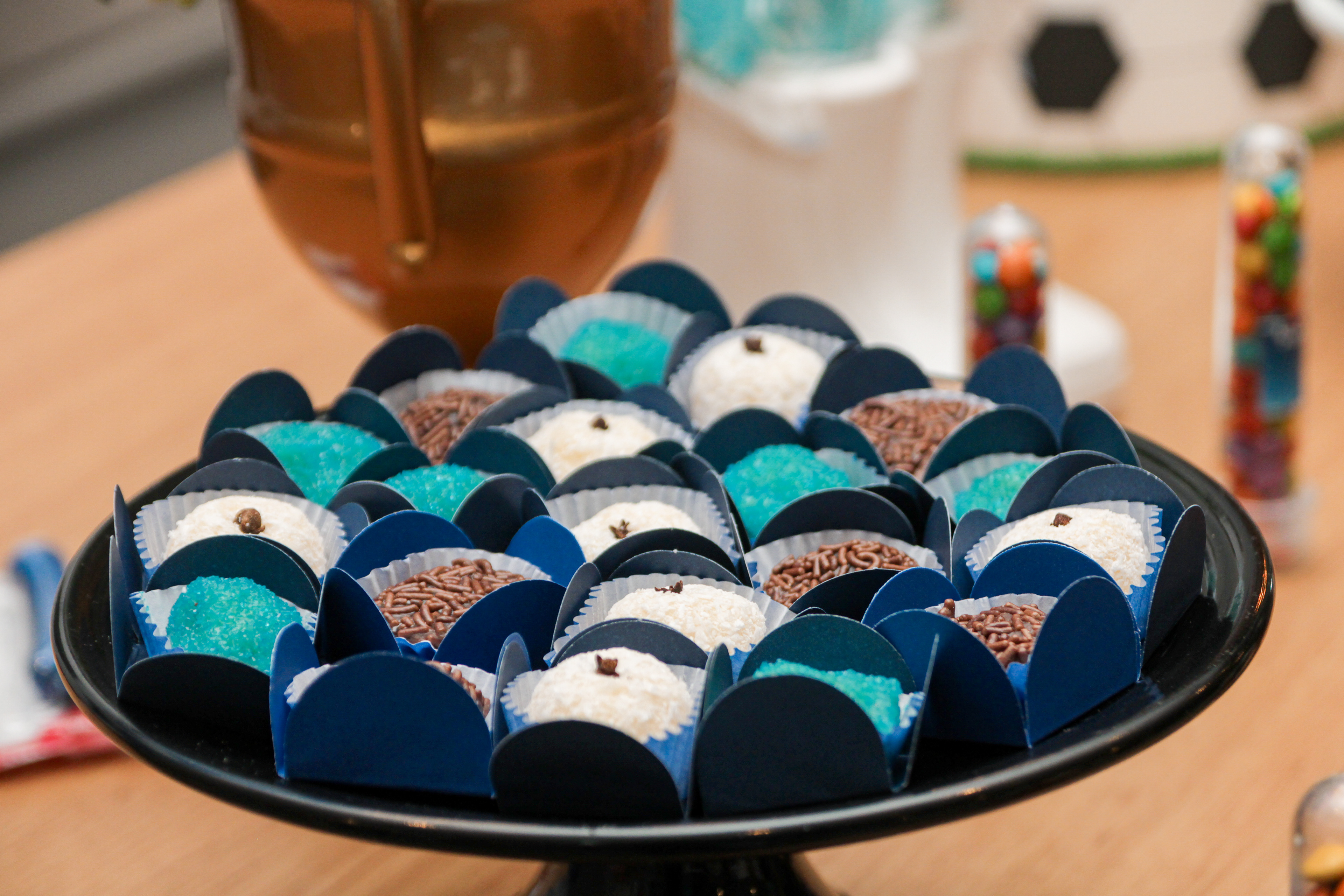 Detalhe da decoração, festa João Pedro.