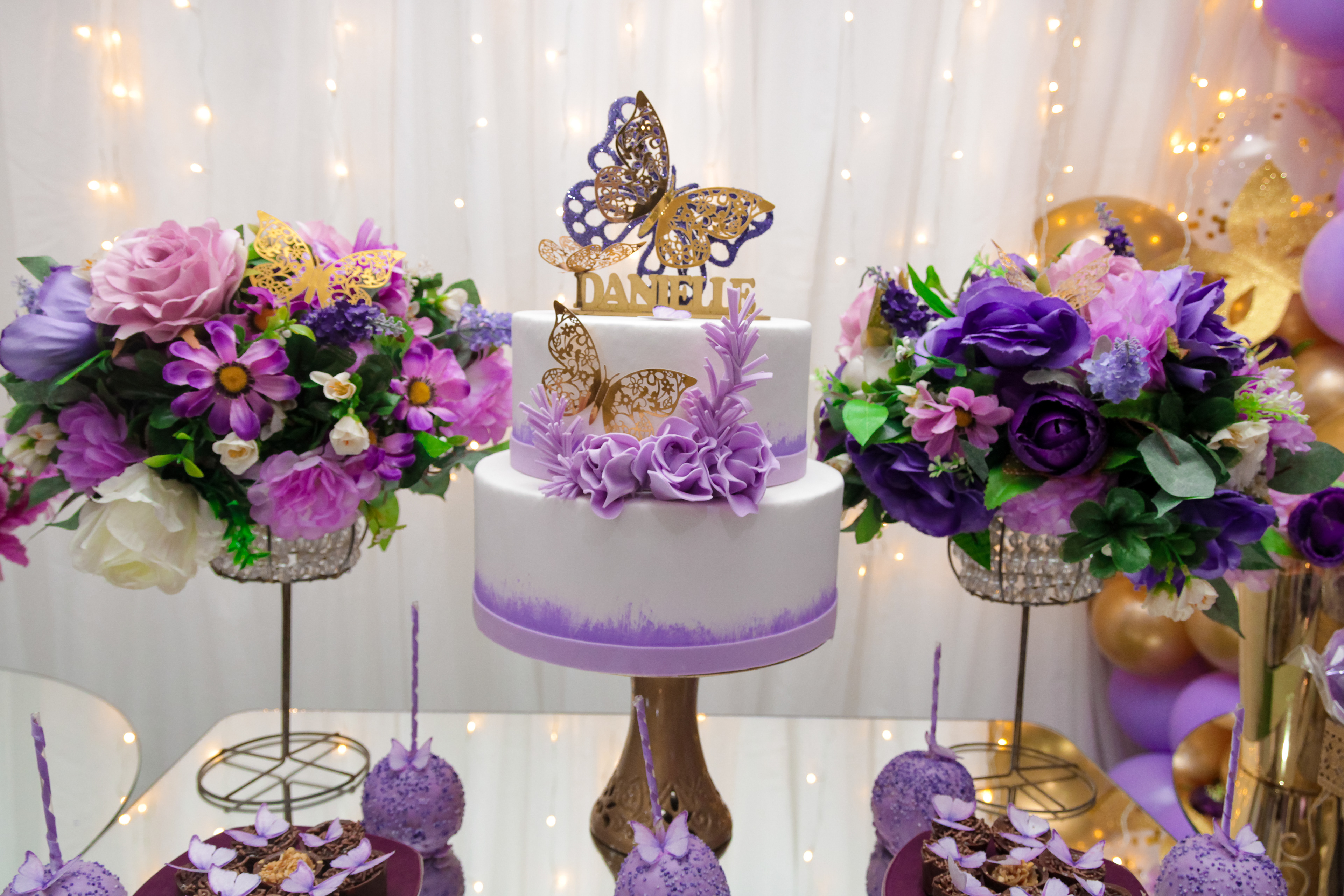 Decoração do aniversário da Danielle em São Paulo.