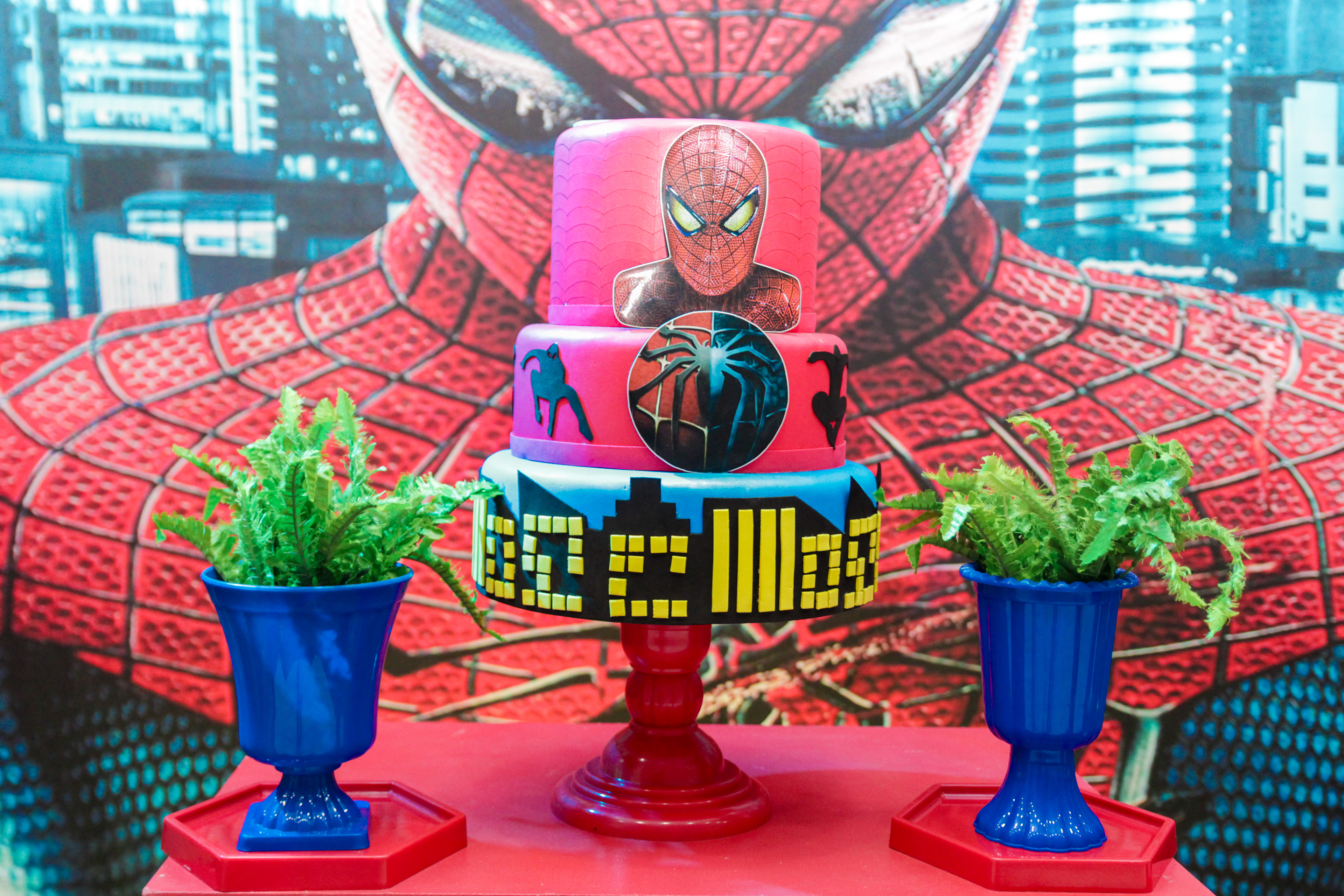 Decoração Homem-Aranha, aniversário infantil SP.