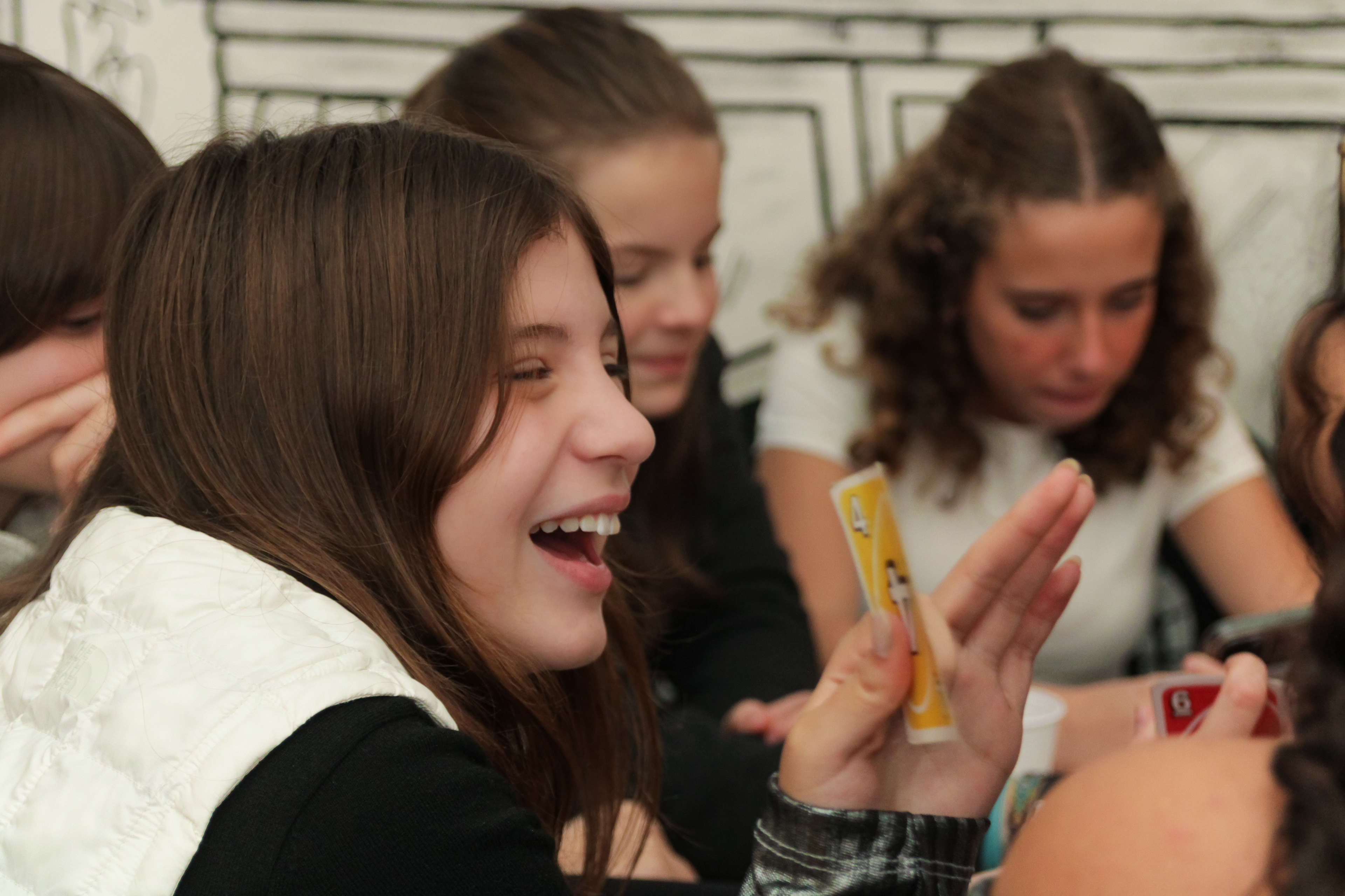 Amigas reunidas, festa da Vitória, SP.