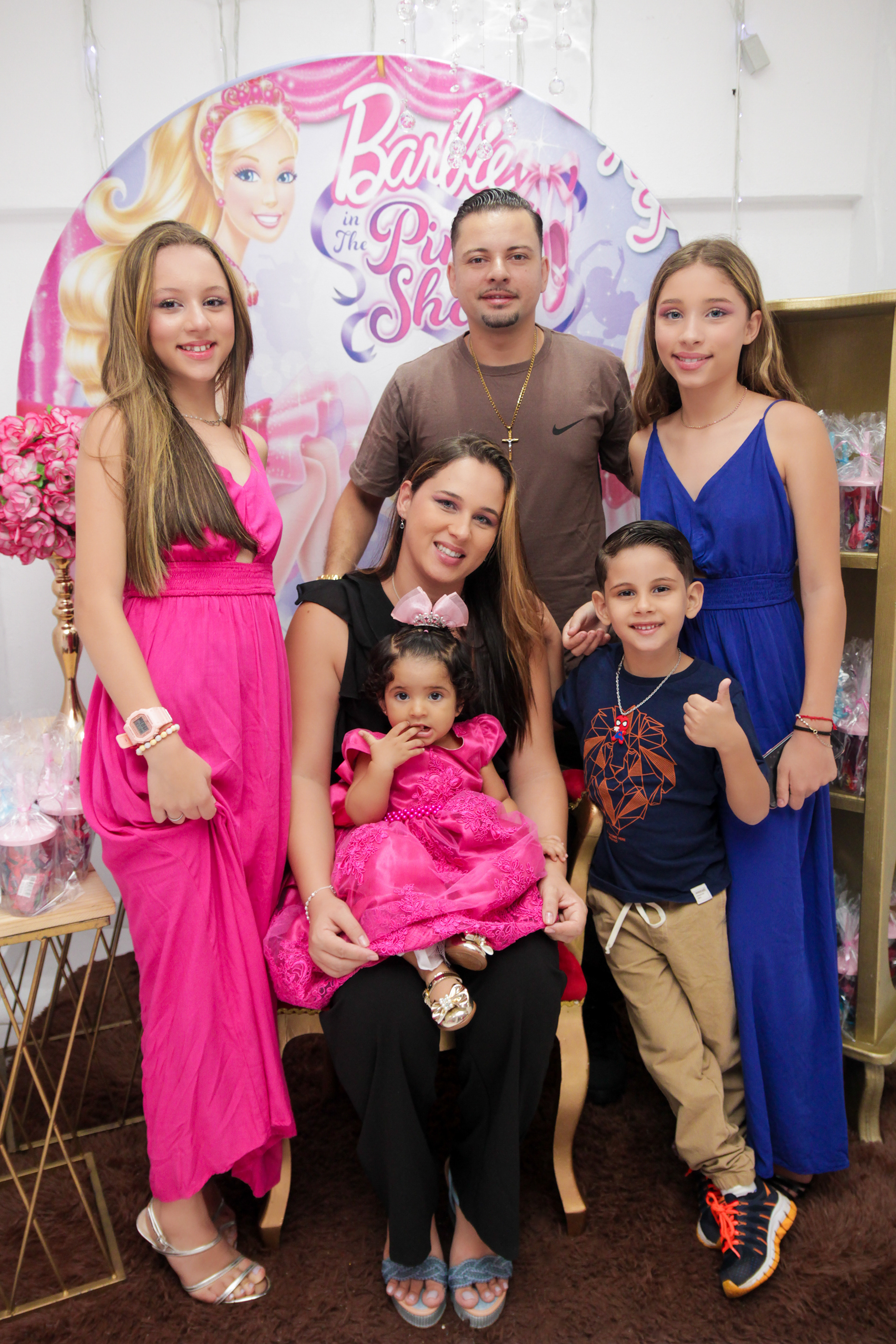 Aniversário infantil, Kauanny, tema Barbie, 1 ano, São Paulo.