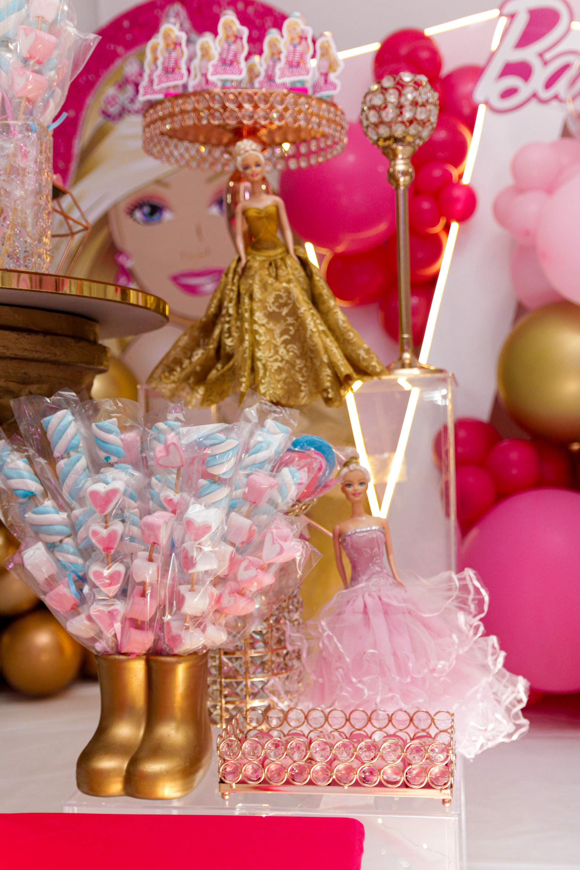 Aniversário infantil, tema Barbie, 1 ano, São Paulo