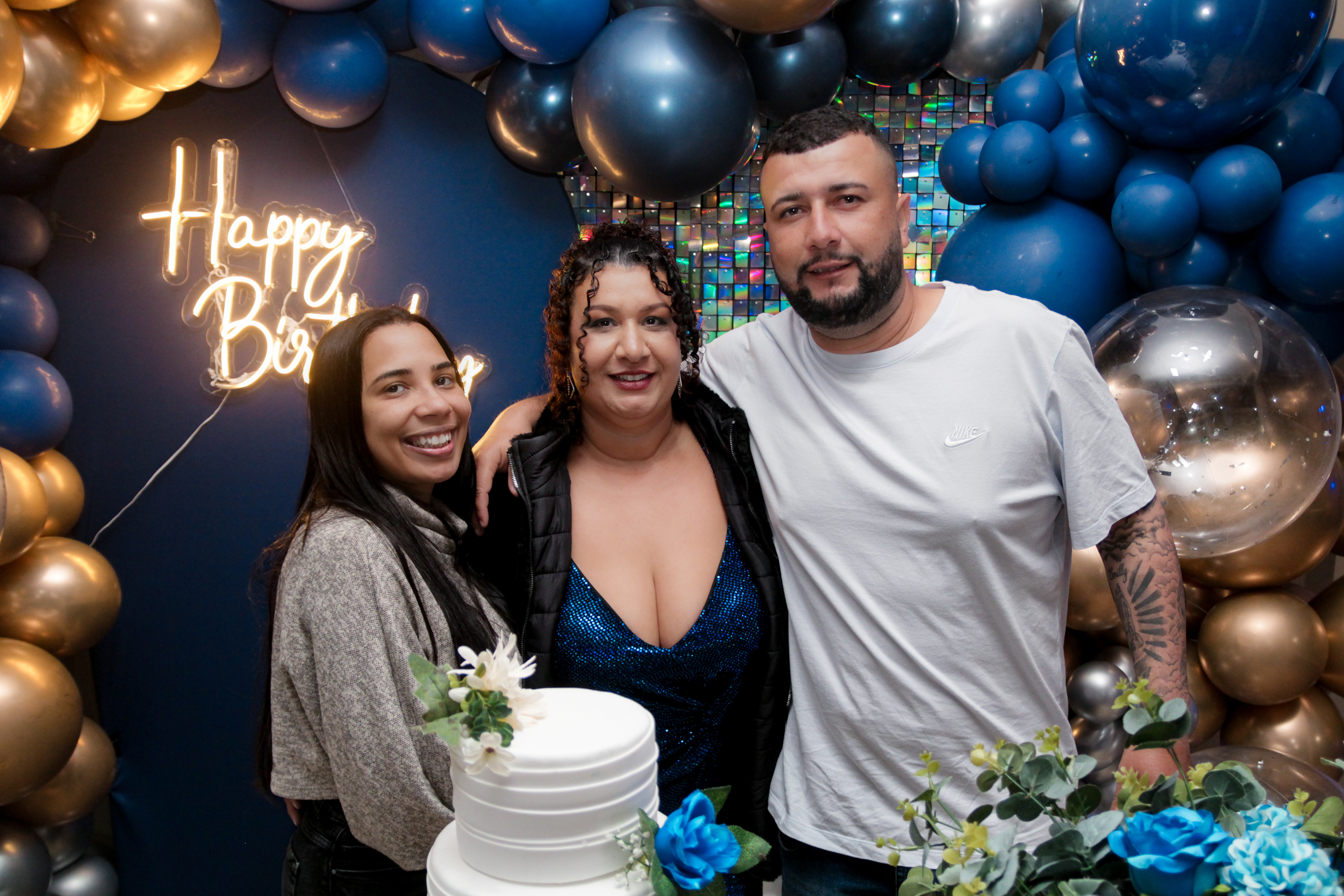 Festa intimista de 50 anos em São Paulo.