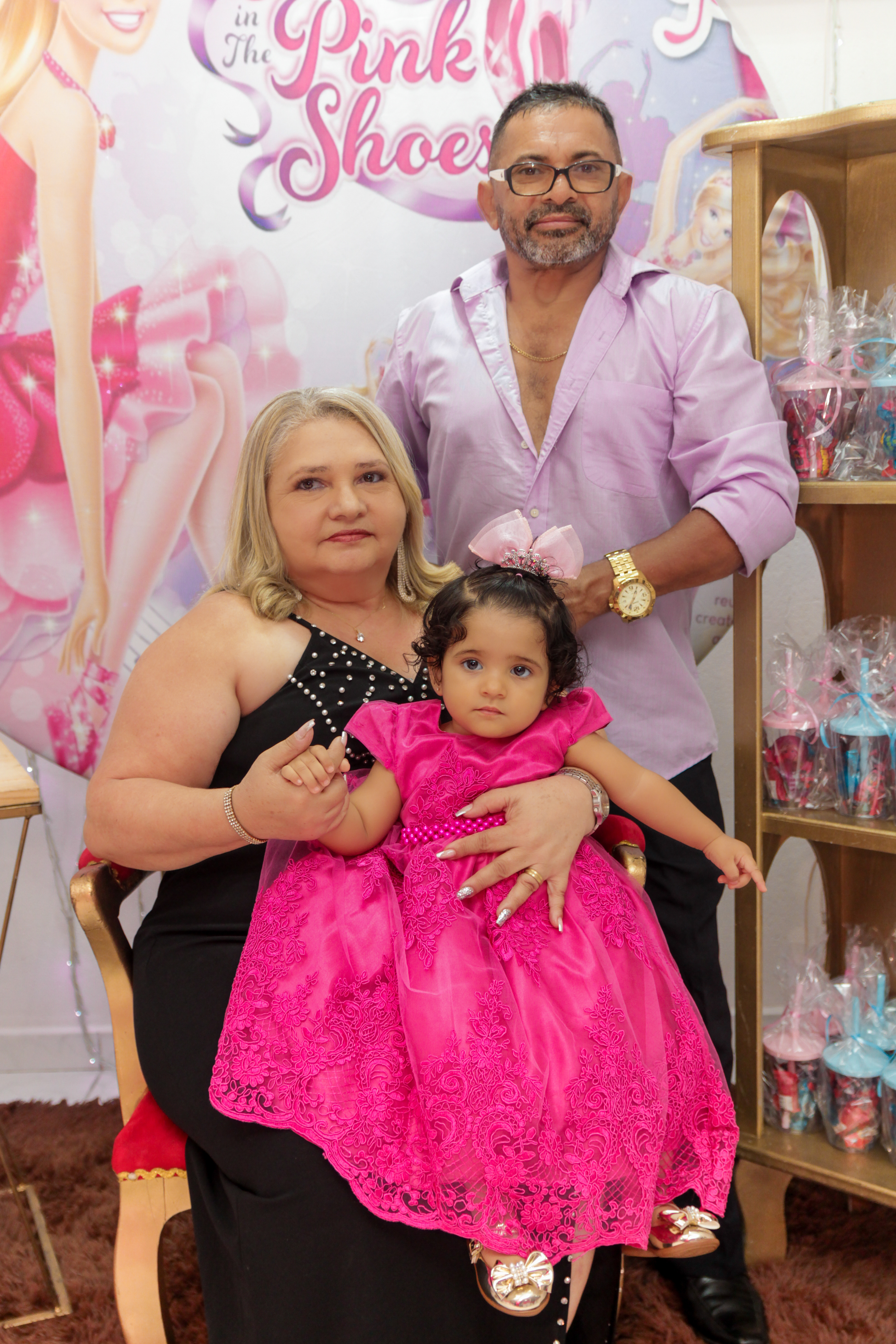 Aniversário infantil, Kauanny, tema Barbie, 1 ano, São Paulo.