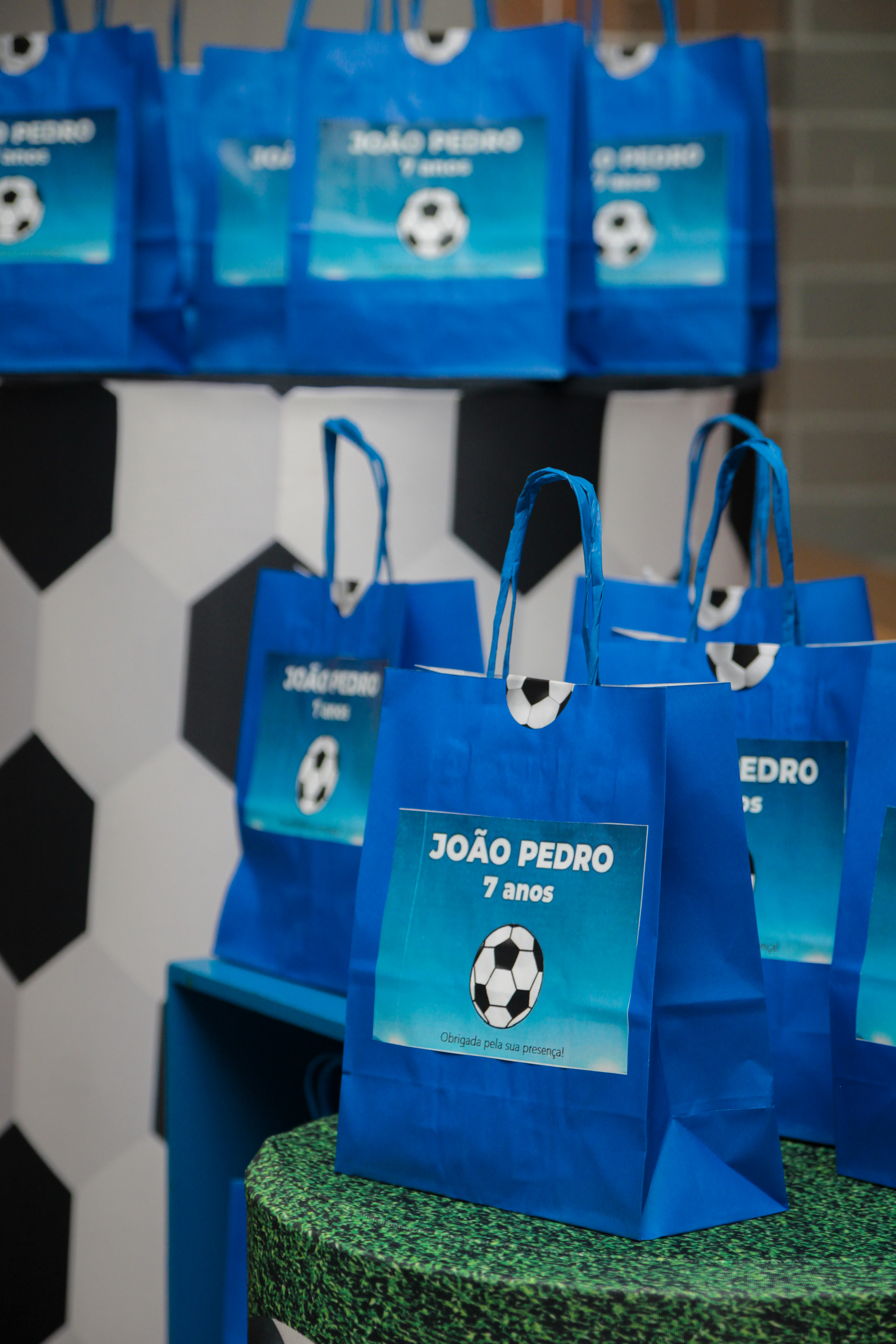 Foto da lembrancinha, festa João Pedro.