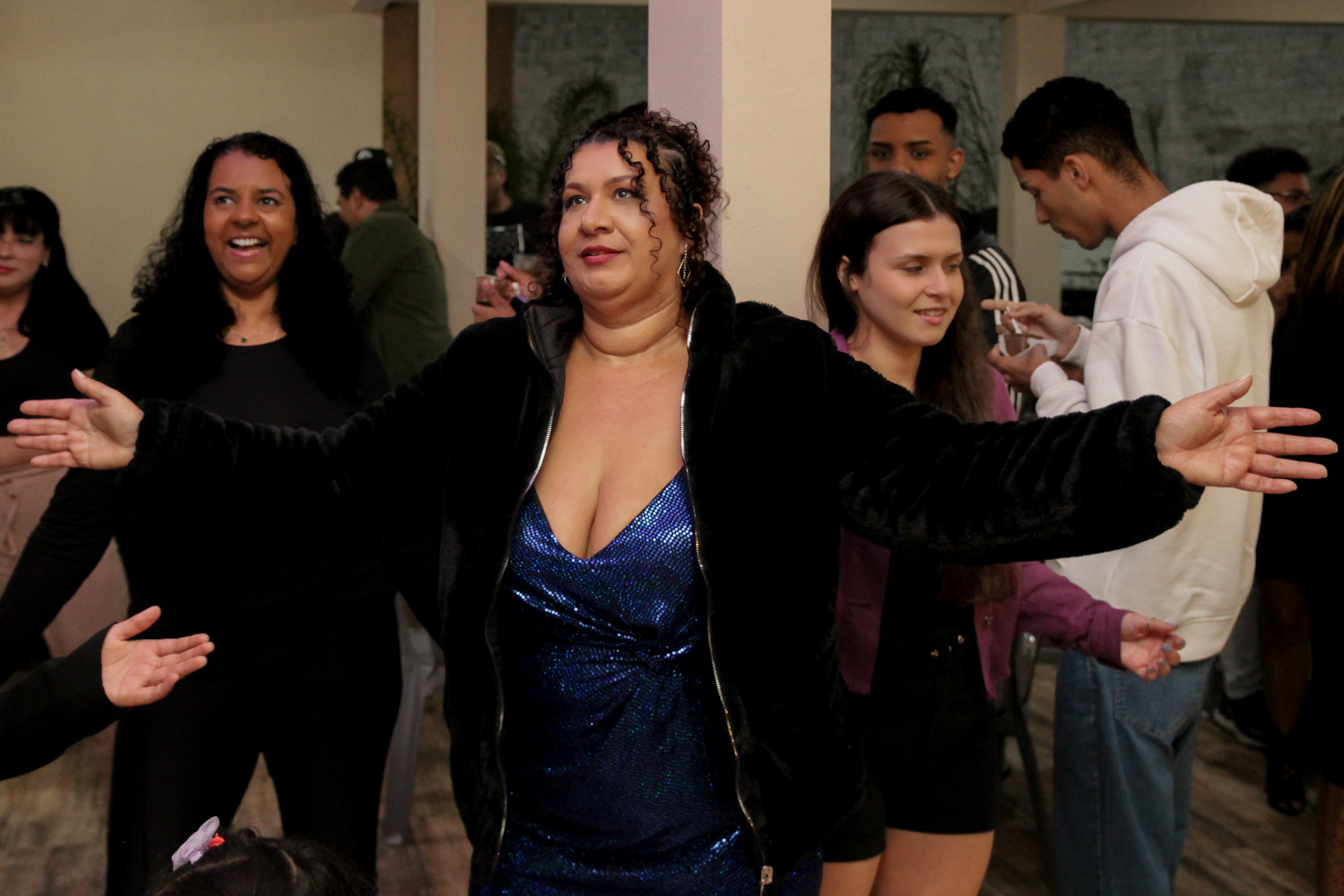 Registro espontâneo da festa 50 anos SP.