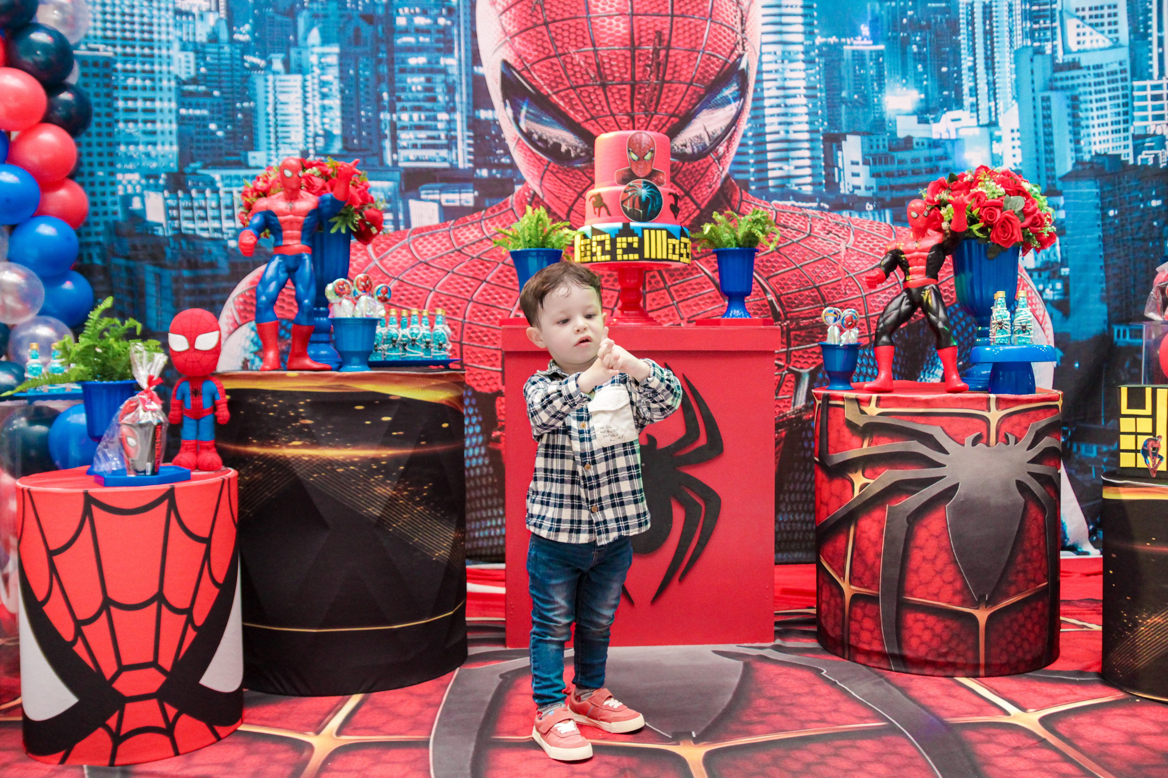 Criança de 3 anos comemorando aniversário SP.