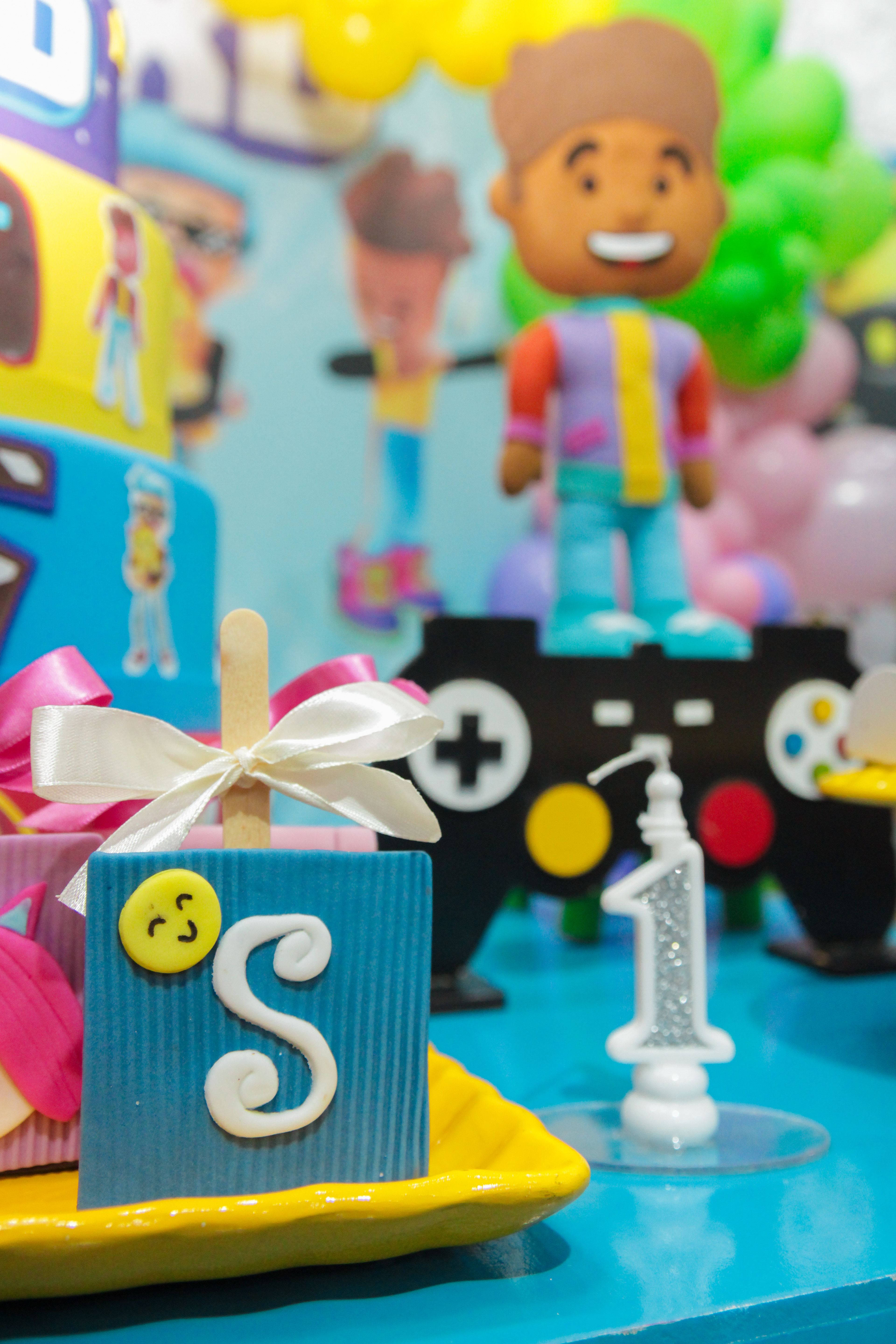 Detalhe da decoração infantil, irmãos SP.