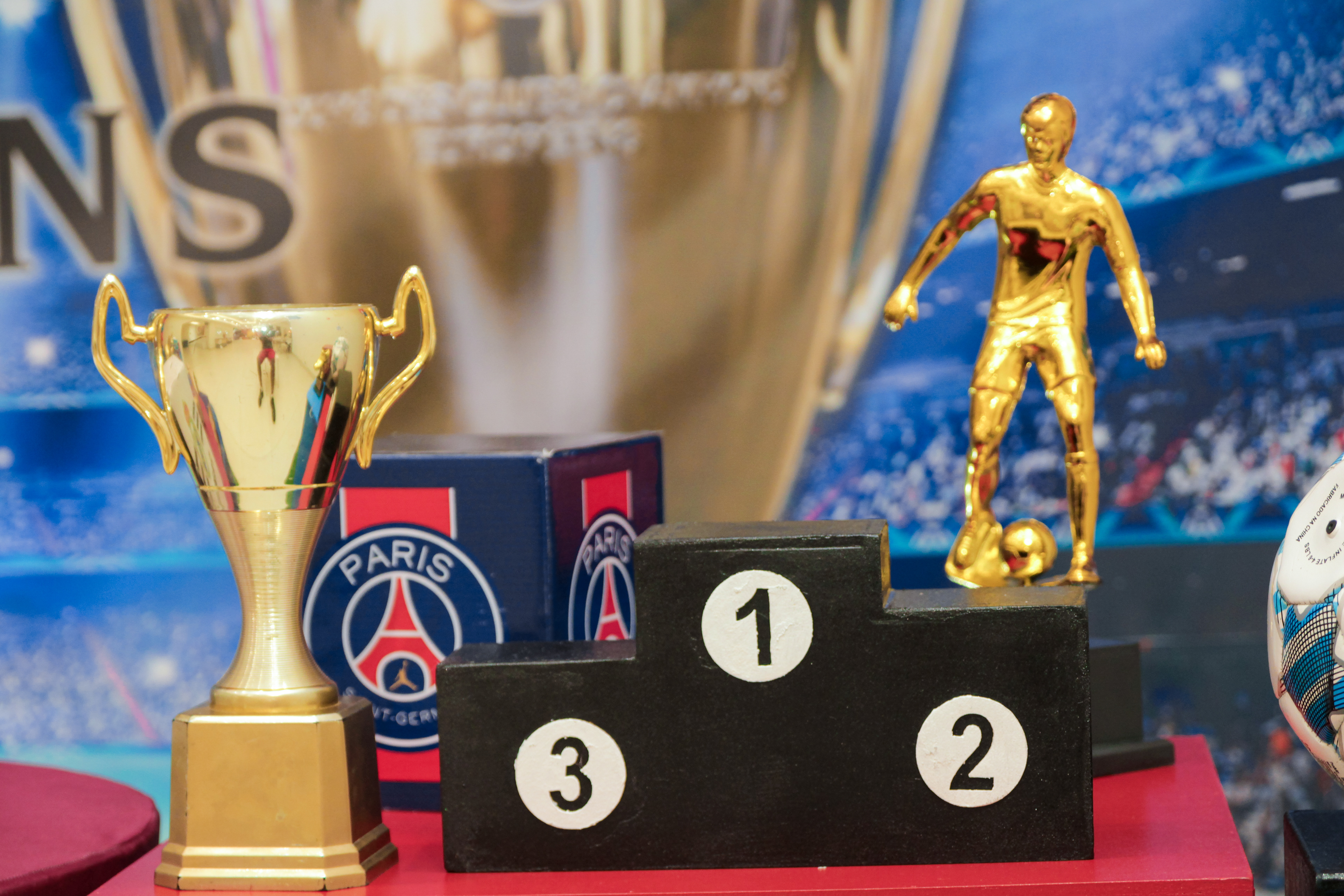 Mesa decorada tema futebol, aniversário do Joaquim, SP