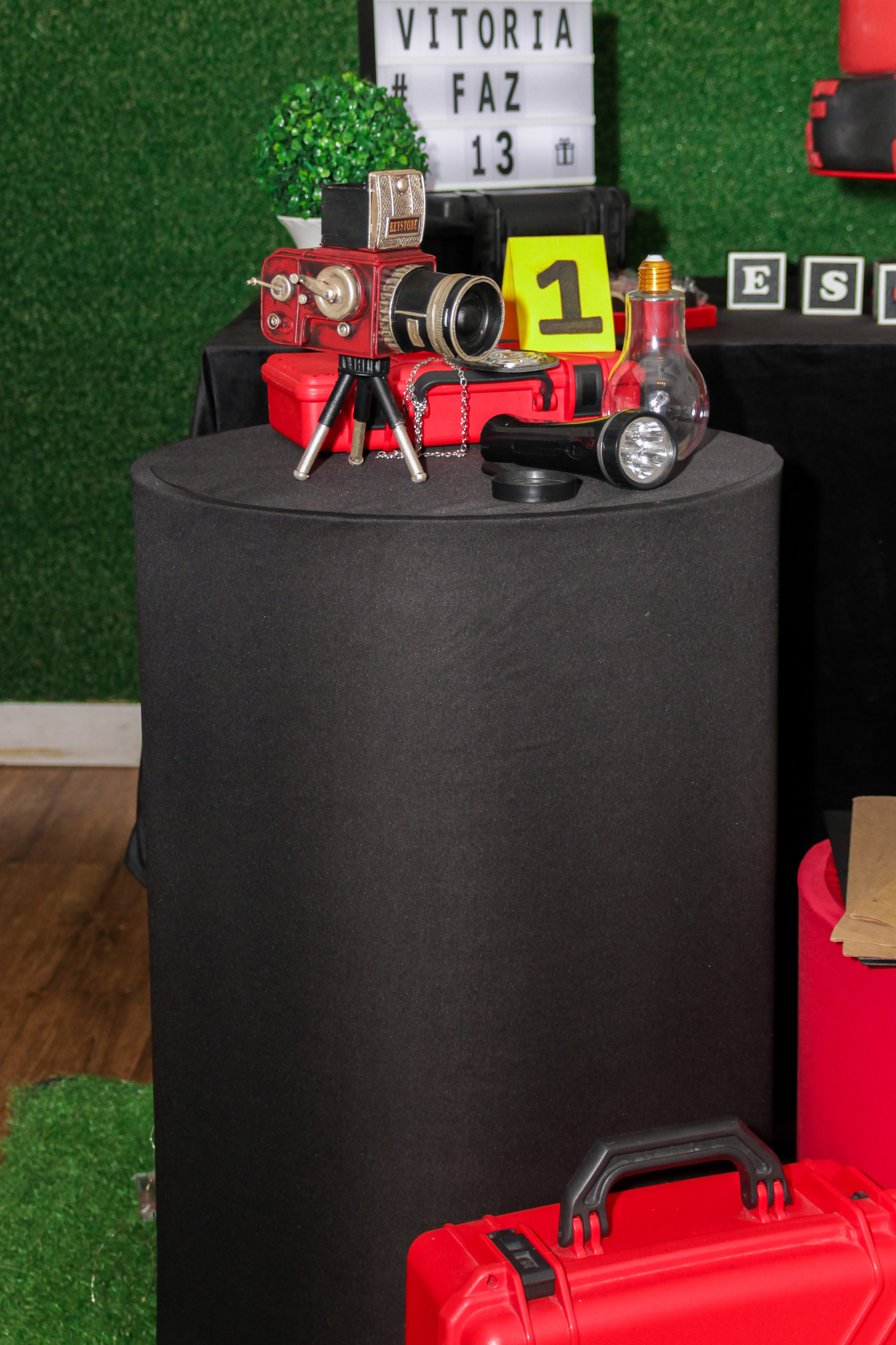 Decoração moderna, aniversário da Vitória