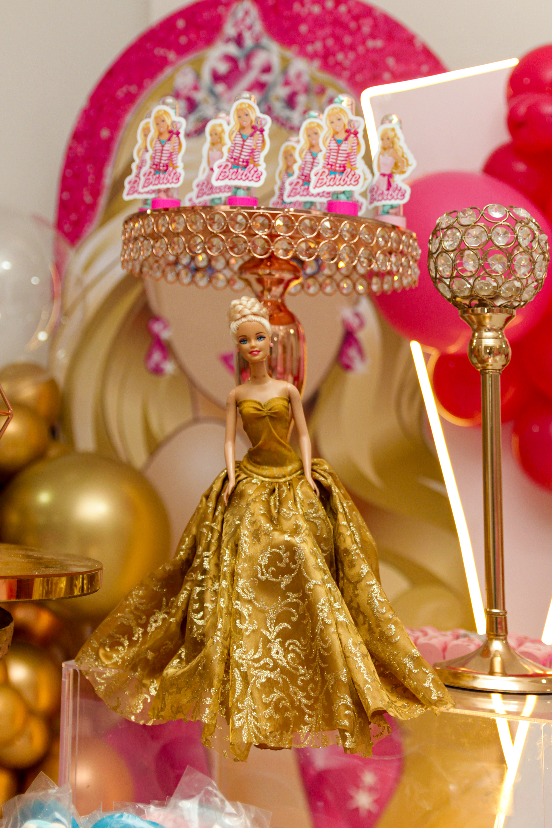 Aniversário infantil, tema Barbie, 1 ano, São Paulo