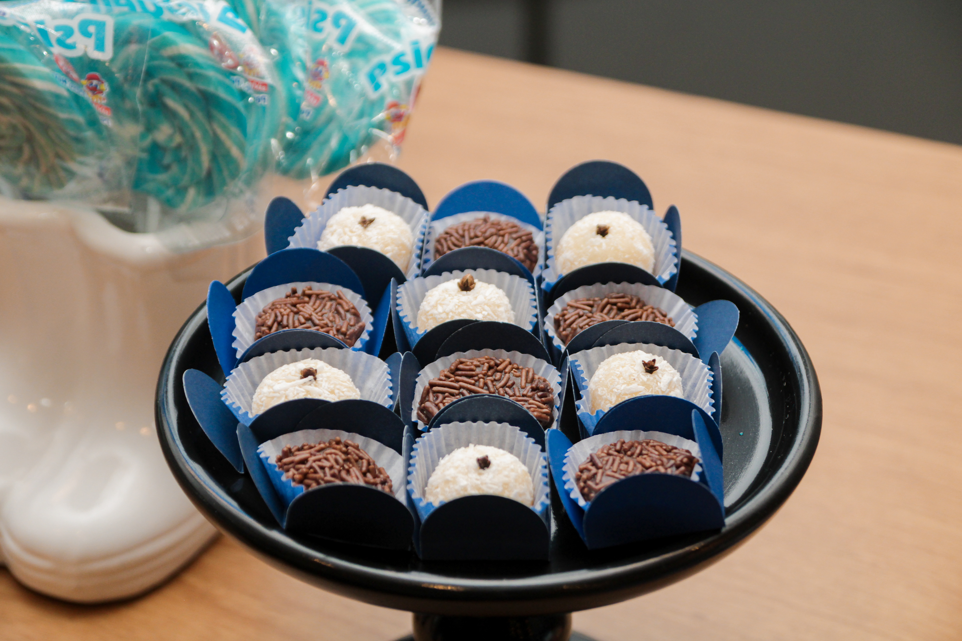 Detalhe da decoração, festa João Pedro.