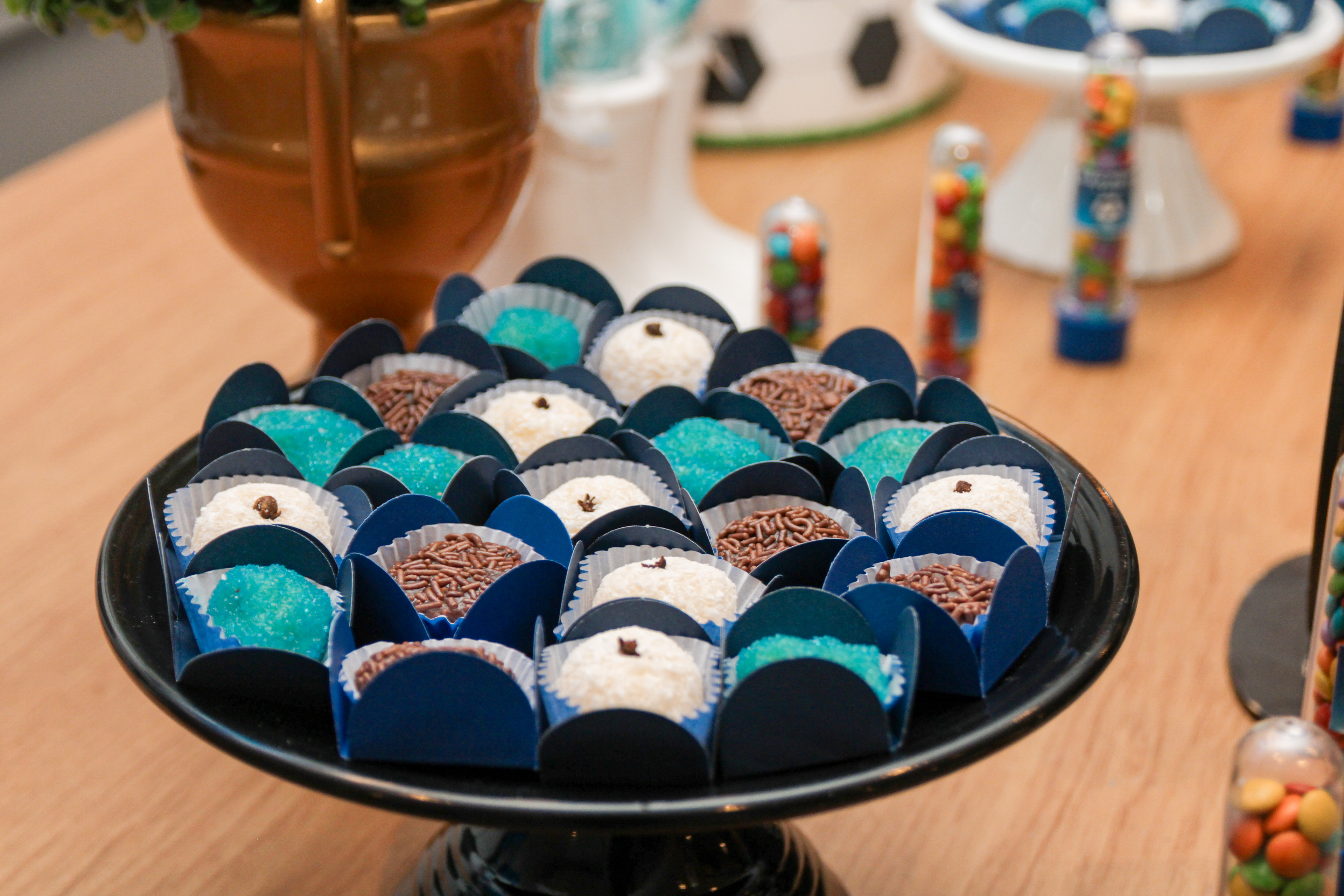 Detalhe da decoração, festa João Pedro.