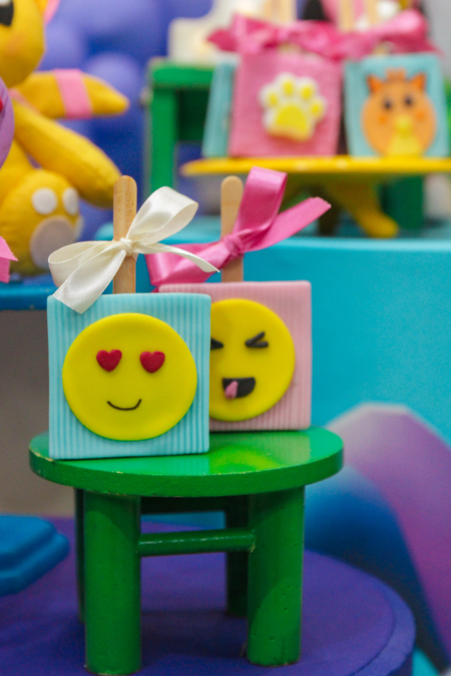 Detalhe da decoração infantil, irmãos SP.