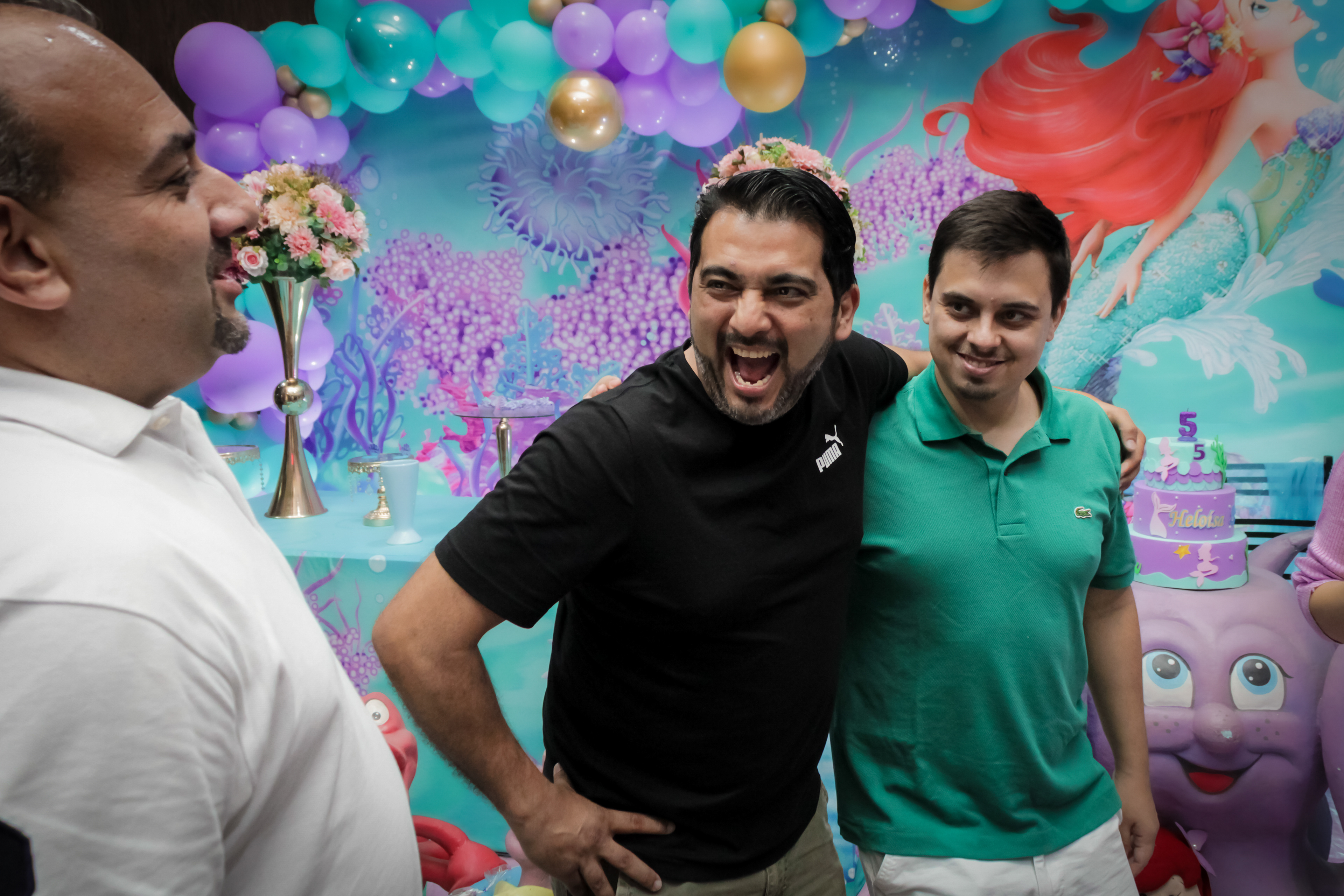 Registro profissional da festa infantil SP.