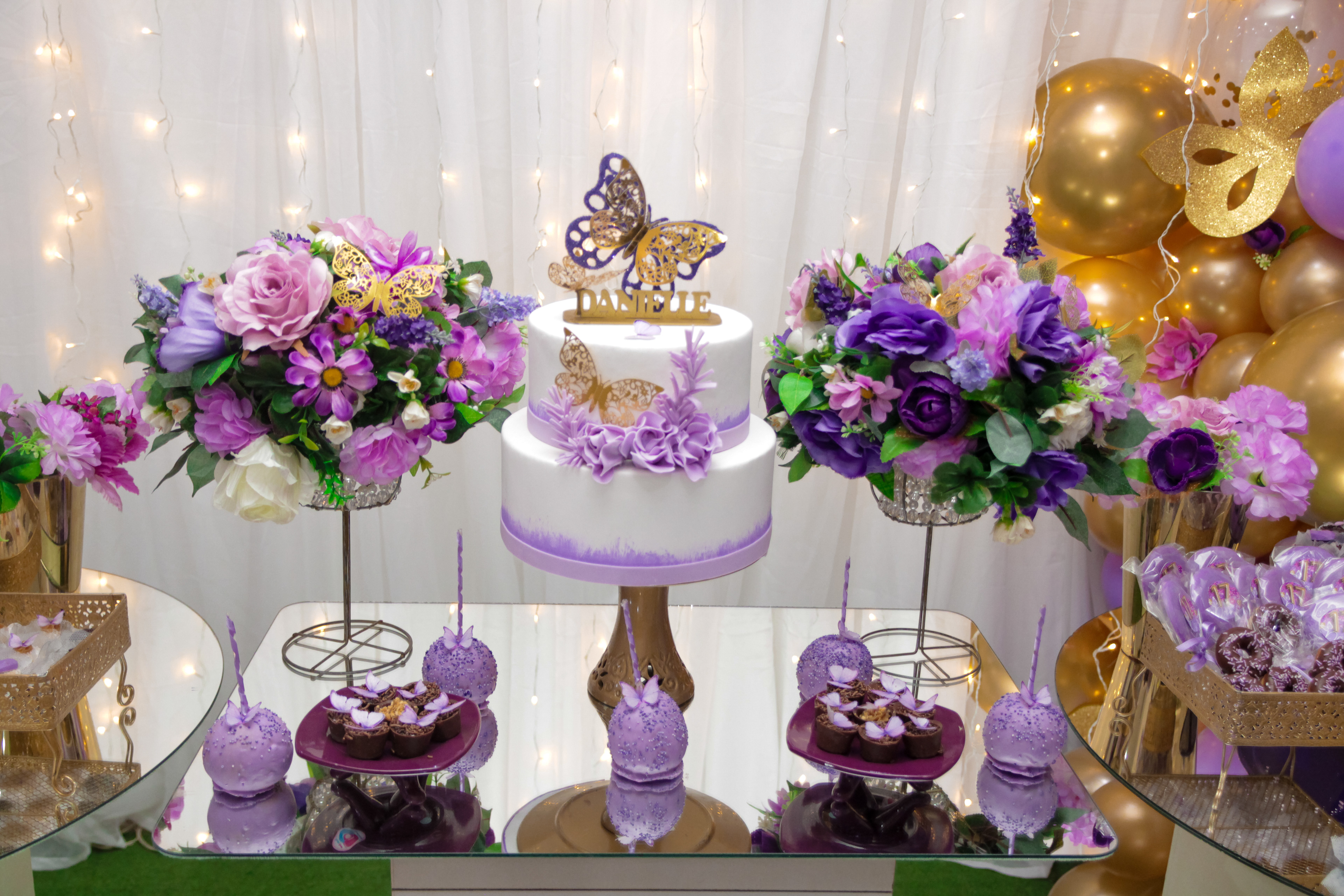 Decoração do aniversário da Danielle em São Paulo.