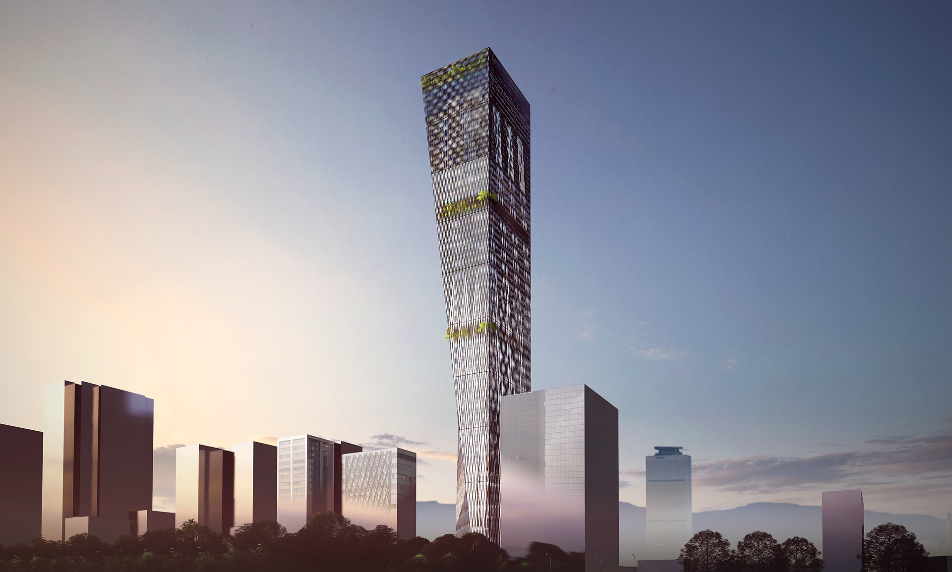 Torre Mexico_Perspective_Av. de los Insurgentes