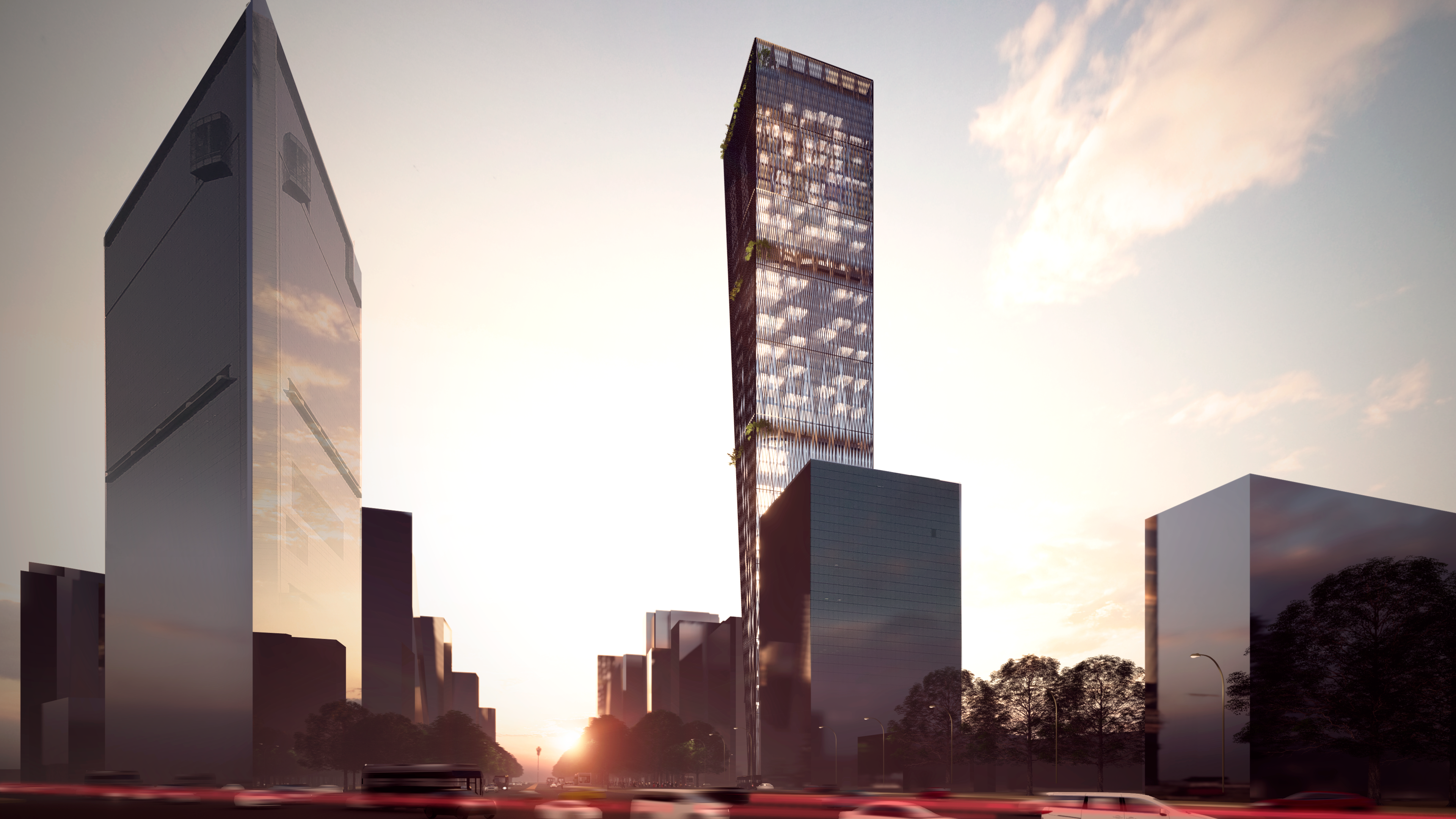 Torre Mexico_Perspective_Paseo de la Reforma