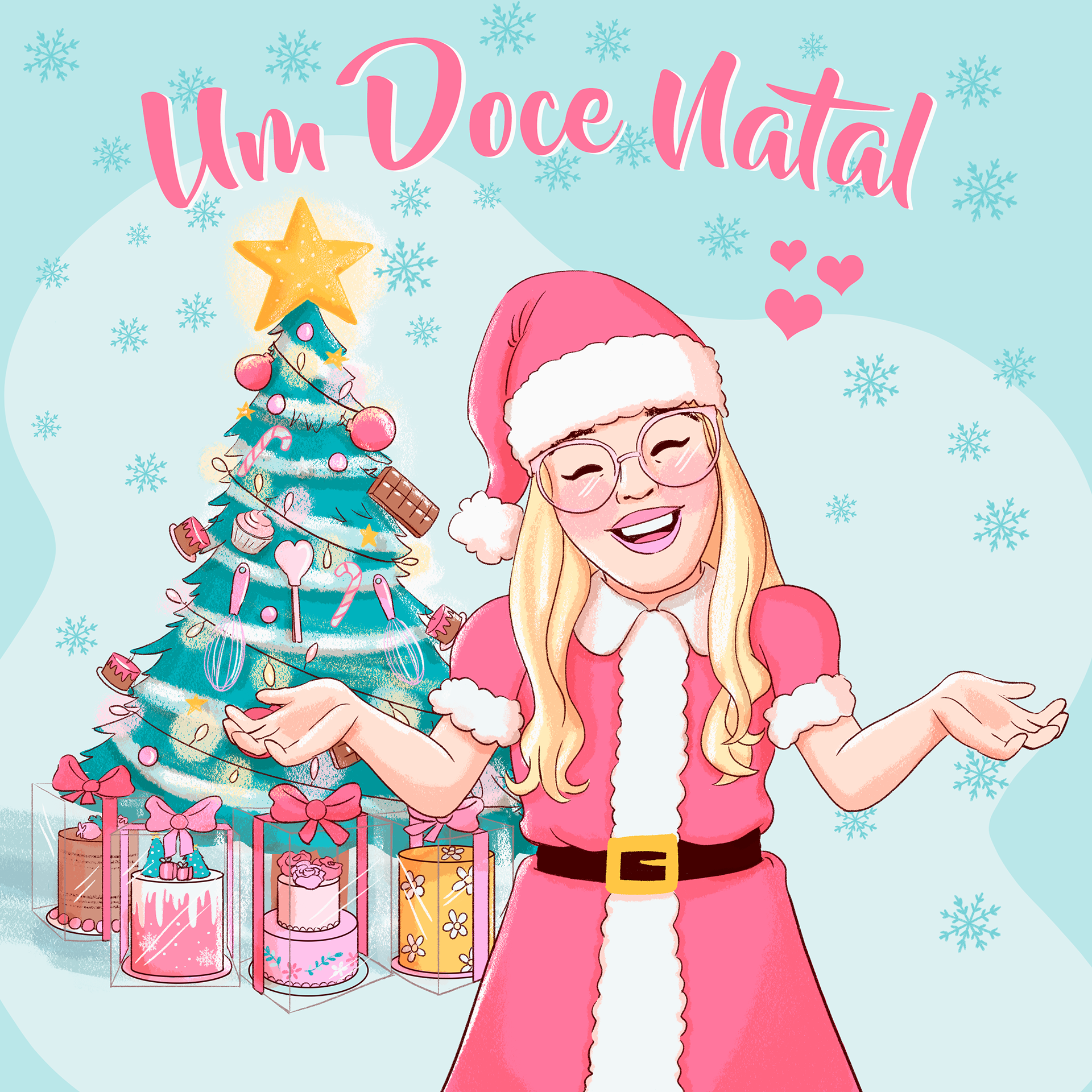 Comunicação para confeiteira Andrezza Acioli 