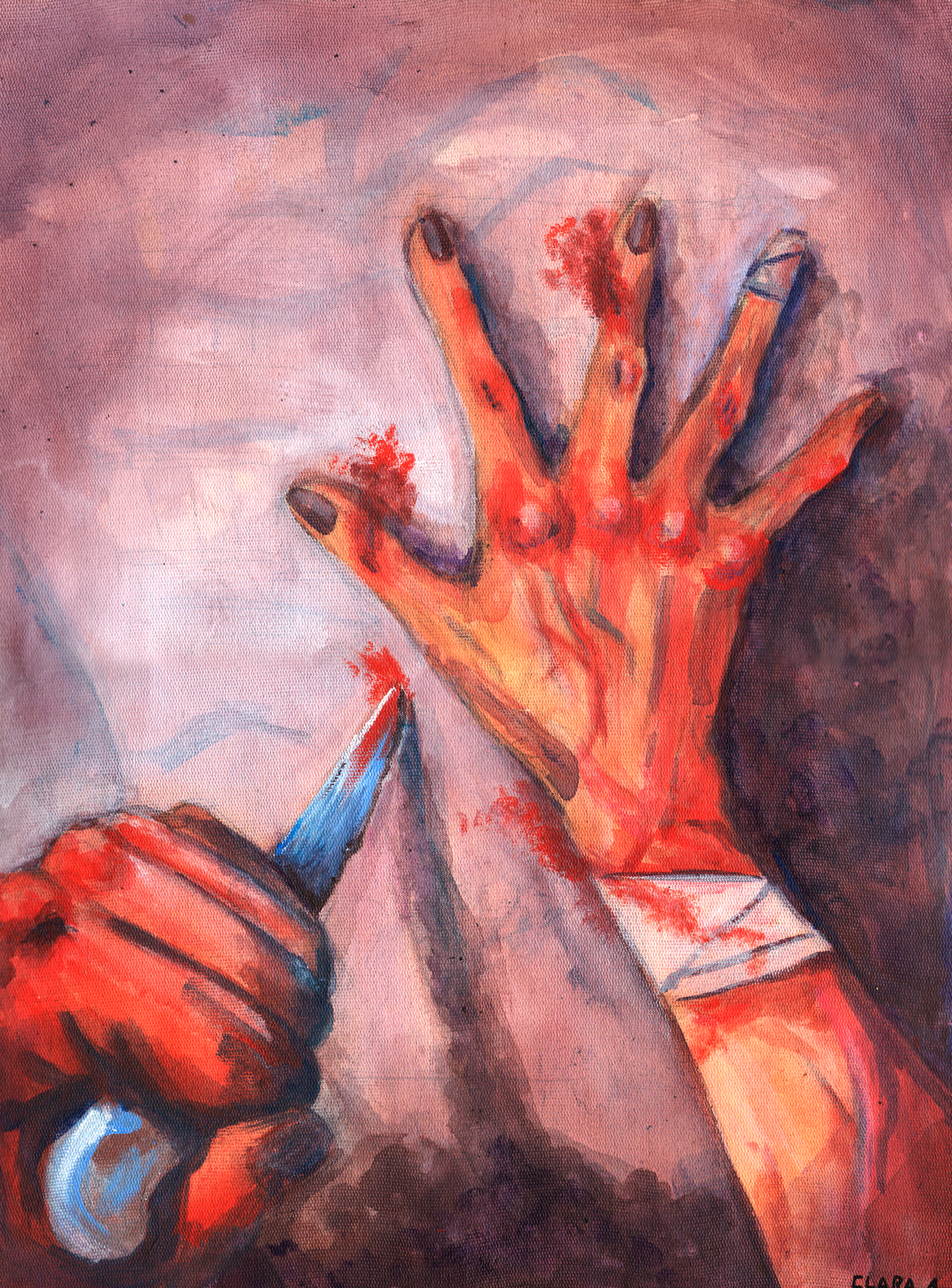 Don't Hurt Yourself | 2020 | Acrílica sobre tela