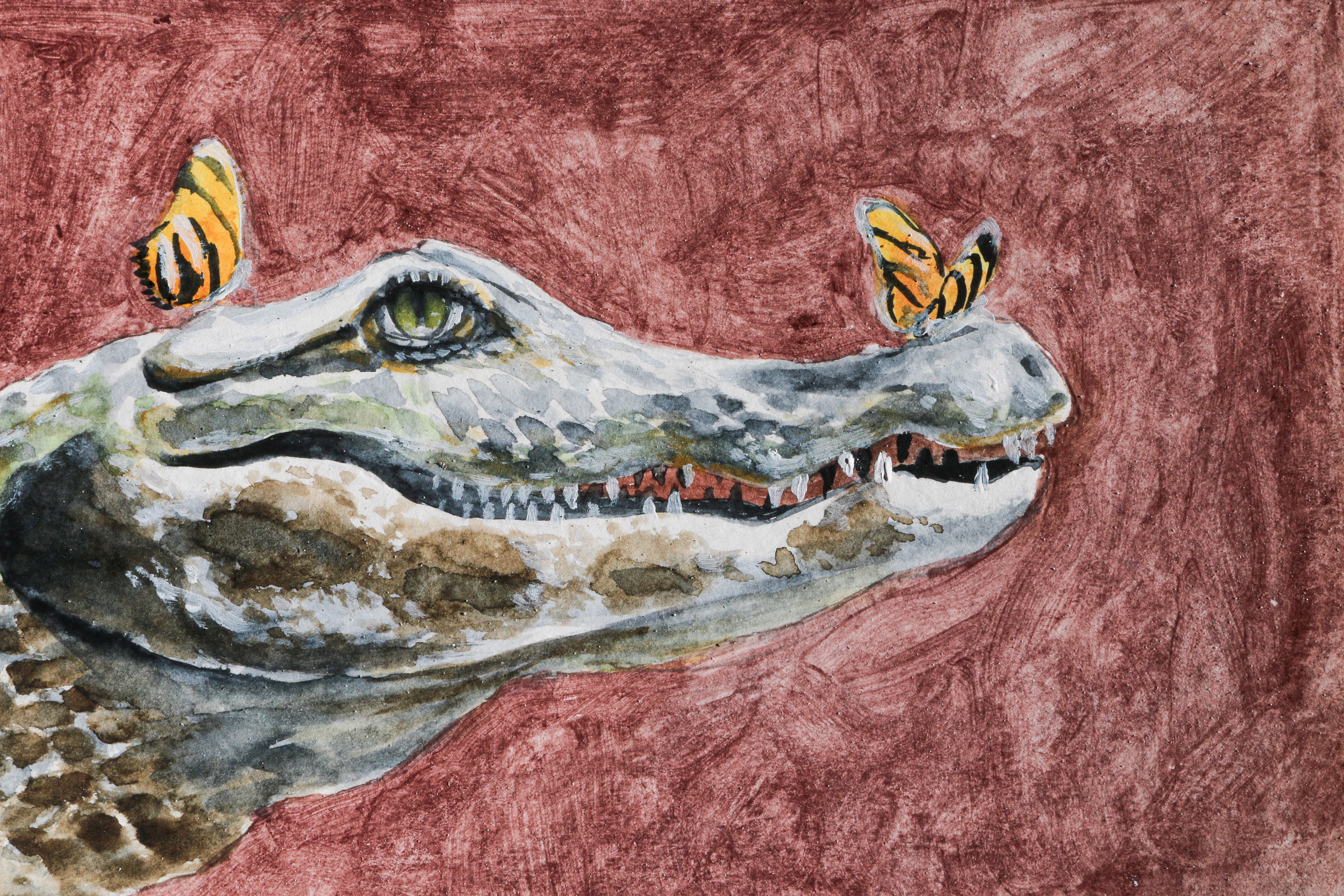 "sin título" acuarela 21.6 x 14 cm