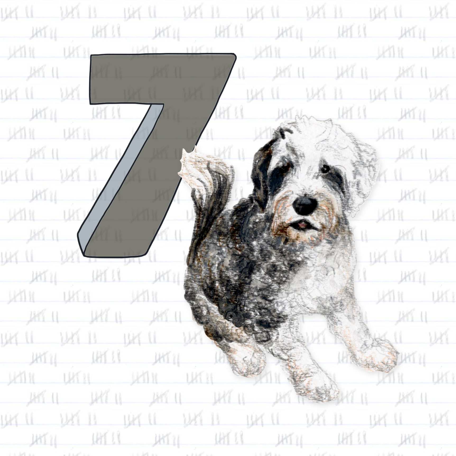 Roger sings to seven.