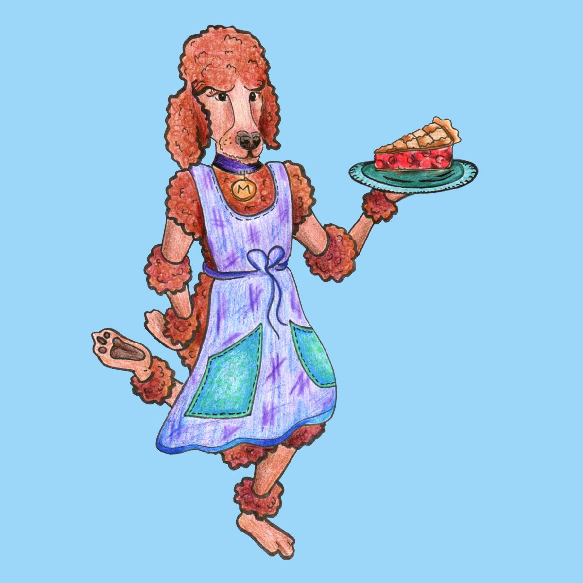 Molly bakes a pie with Door County cherries.